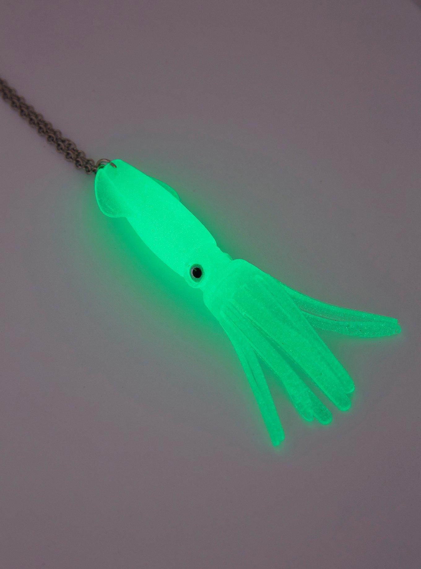 Sweet Society Squid Iridescent Glow-In-The-Dark Best Friend Necklace Set, , alternate - view 4