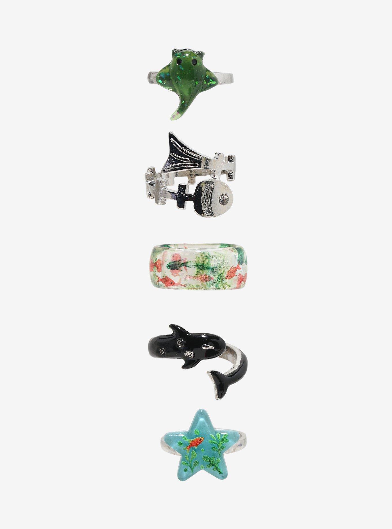 Sweet Society Aquarium Ring Set, , alternate - view 2