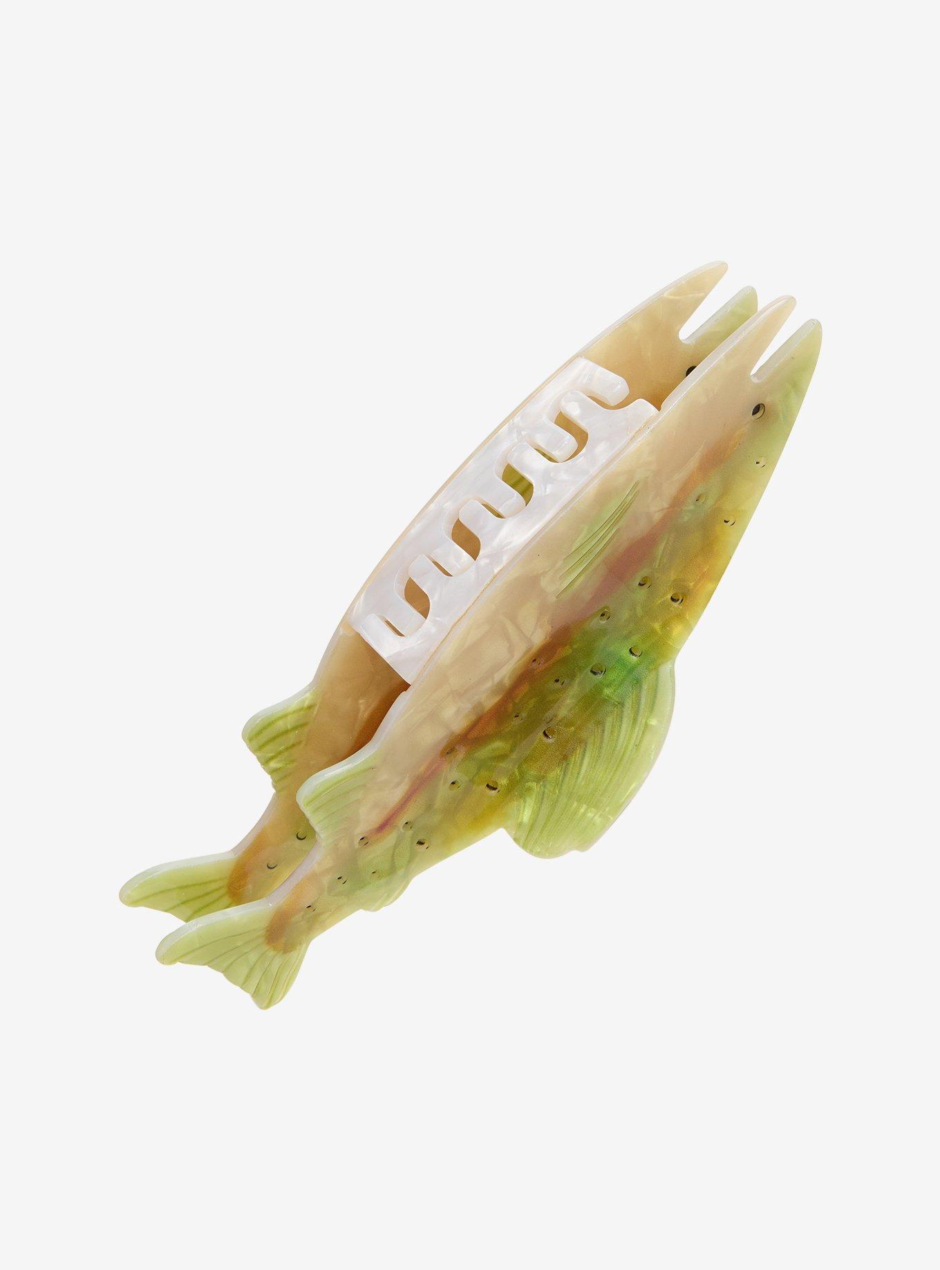 Sweet Society Trout Marbled Claw Hair Clip, , alternate - view 3