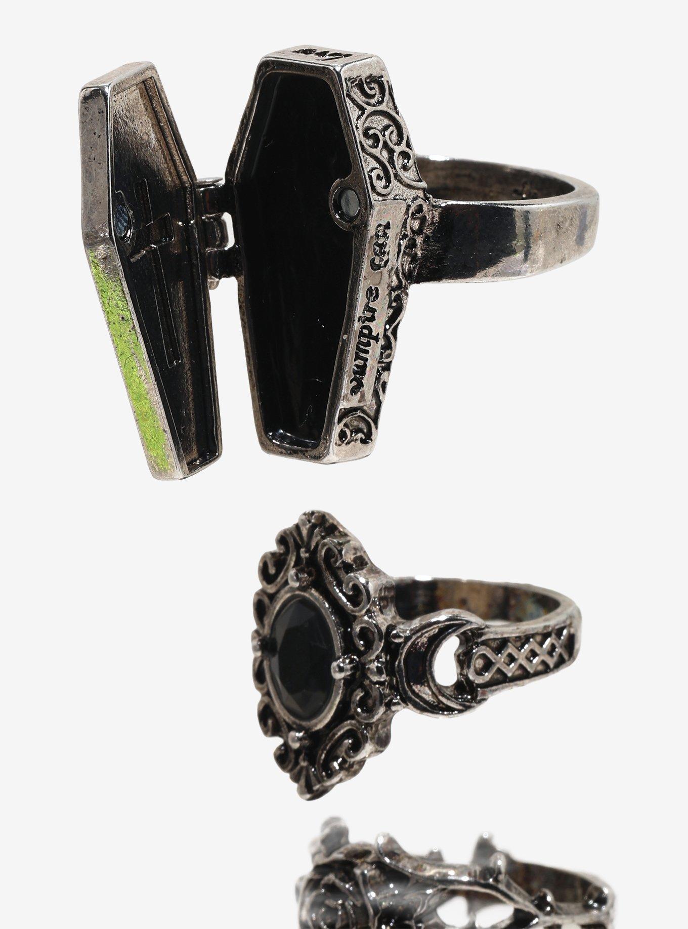 Cosmic Aura Vampire Coffin Ring Set, , alternate - view 3