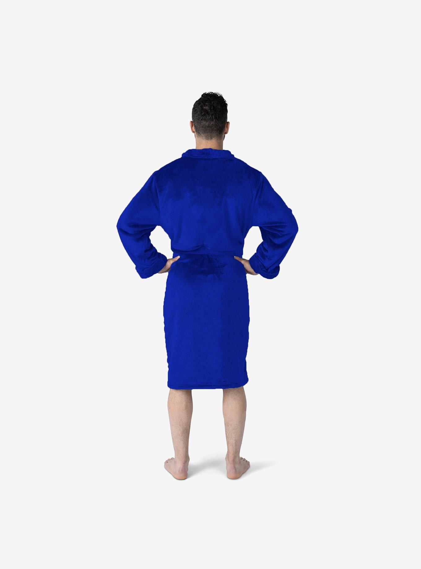 New York Knicks 2026 NBA Champions Vanguard Royal Silk Touch Robe, , alternate - view 3