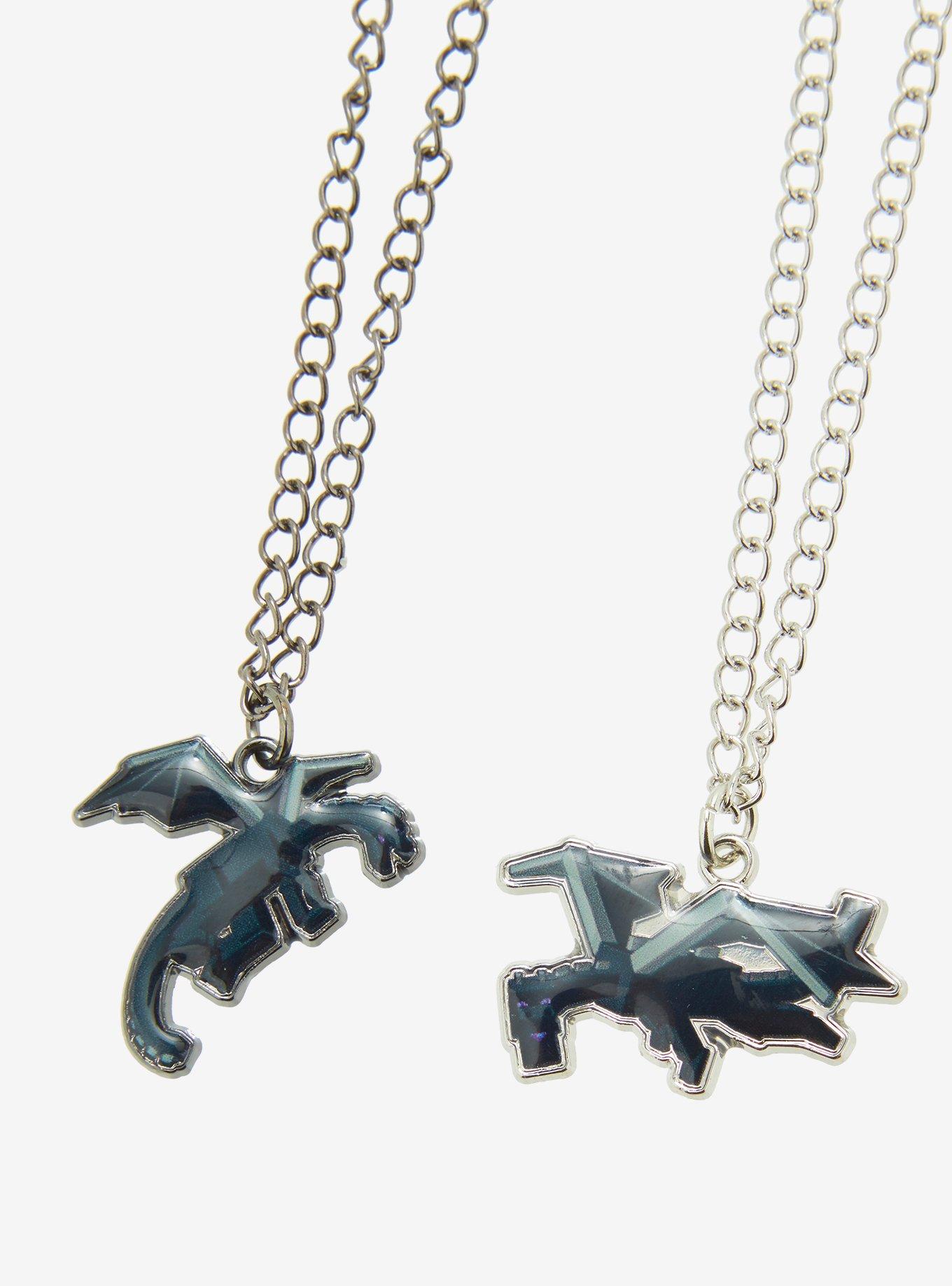 Minecraft Ender Dragon Best Friend Necklace Set, , alternate - view 3