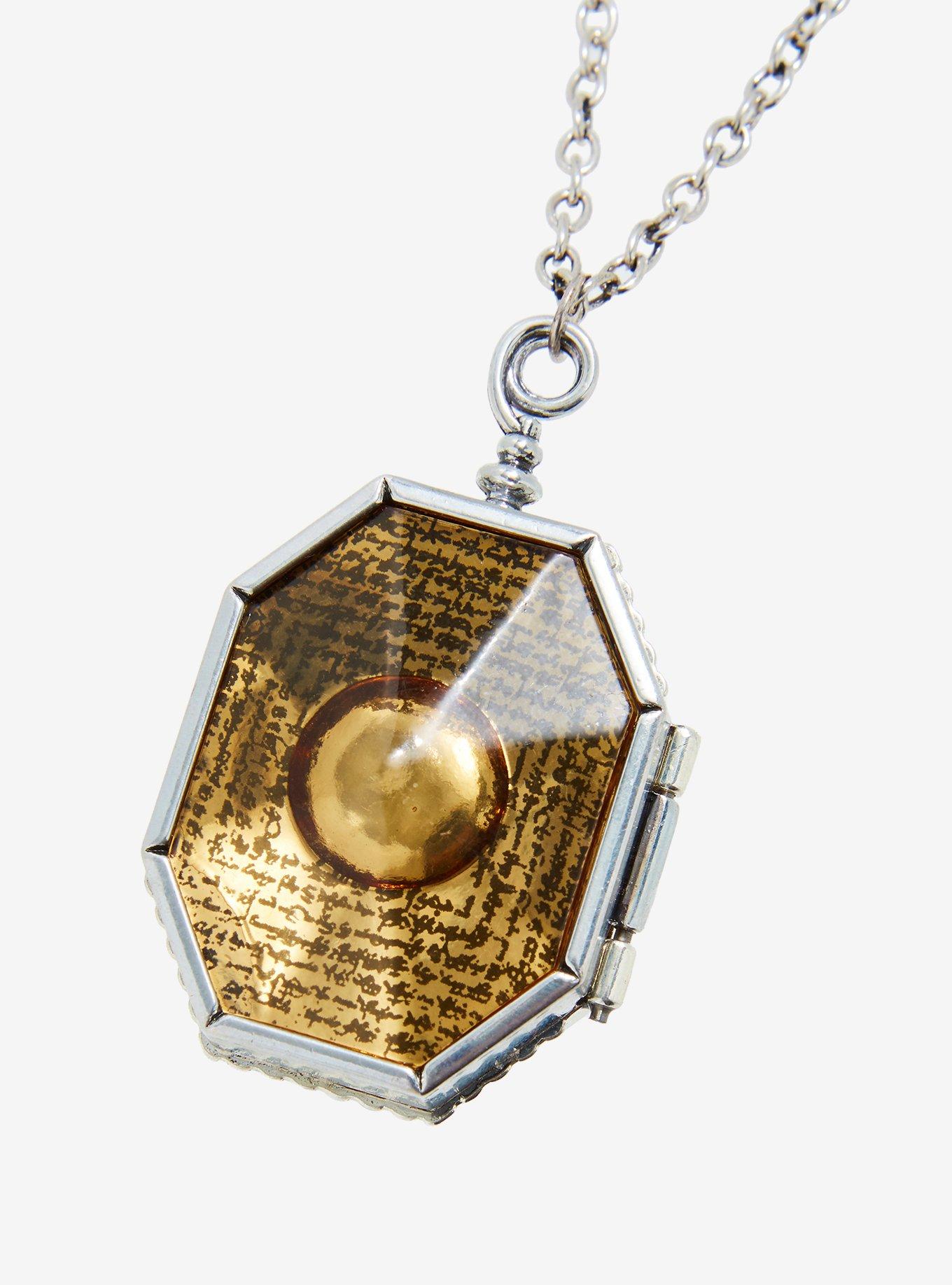 Harry Potter Slytherin's Locket Necklace, , alternate - view 3