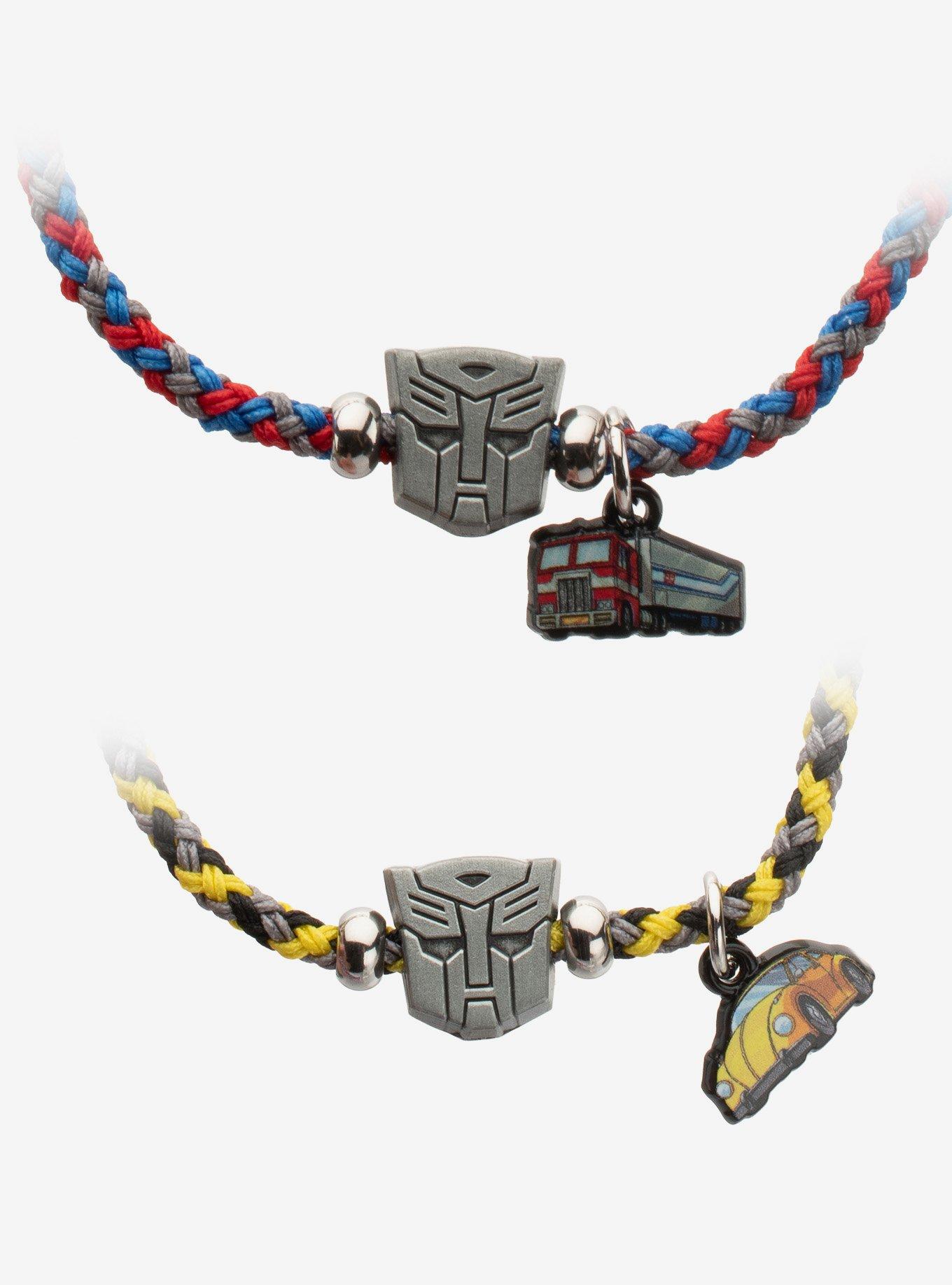Transformers Optimus Prime & Bumblebee Best Friend Cord Bracelet Set, , alternate - view 3