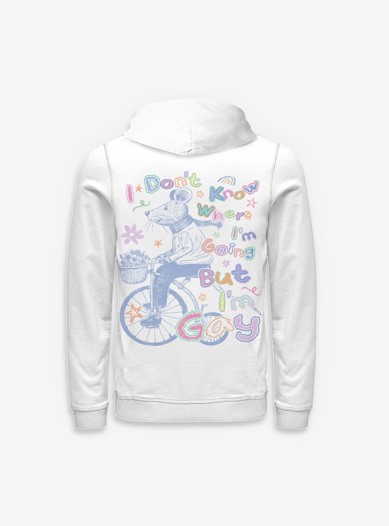 I Don't Know Where I'm Going But I'm Gay Pride Hoodie Hot Topic Exclusive, , hi-res