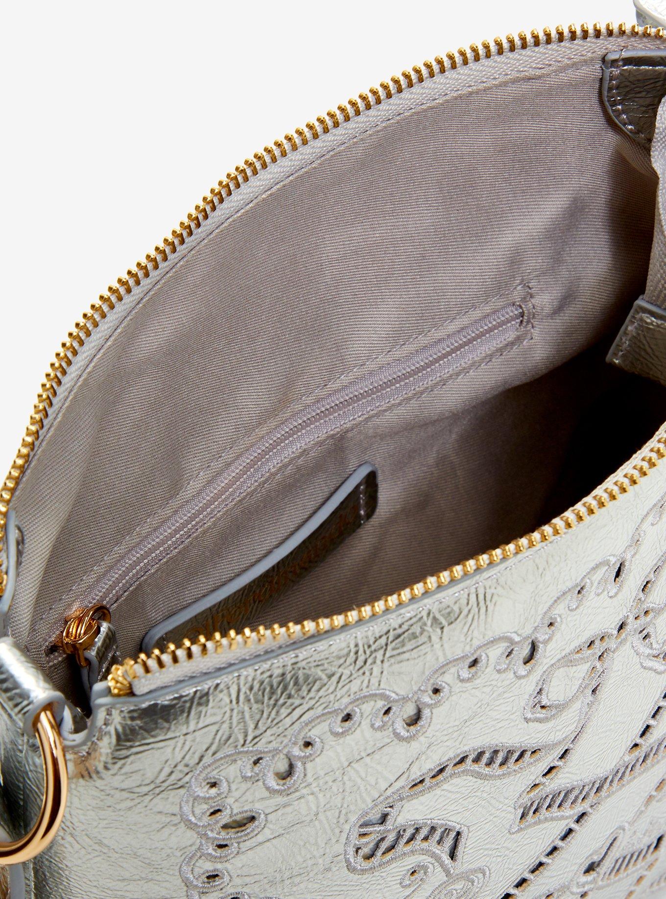 DiFerdinando Gunmetal Ribbon Reverie Mini Convertible Hobo Bag, , alternate - view 4