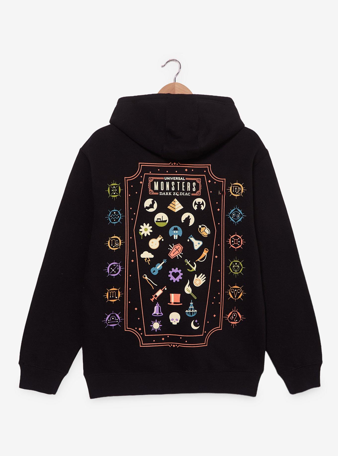 Universal Monsters Dark Zodiac Zippered Hoodie - BoxLunch Exclusive