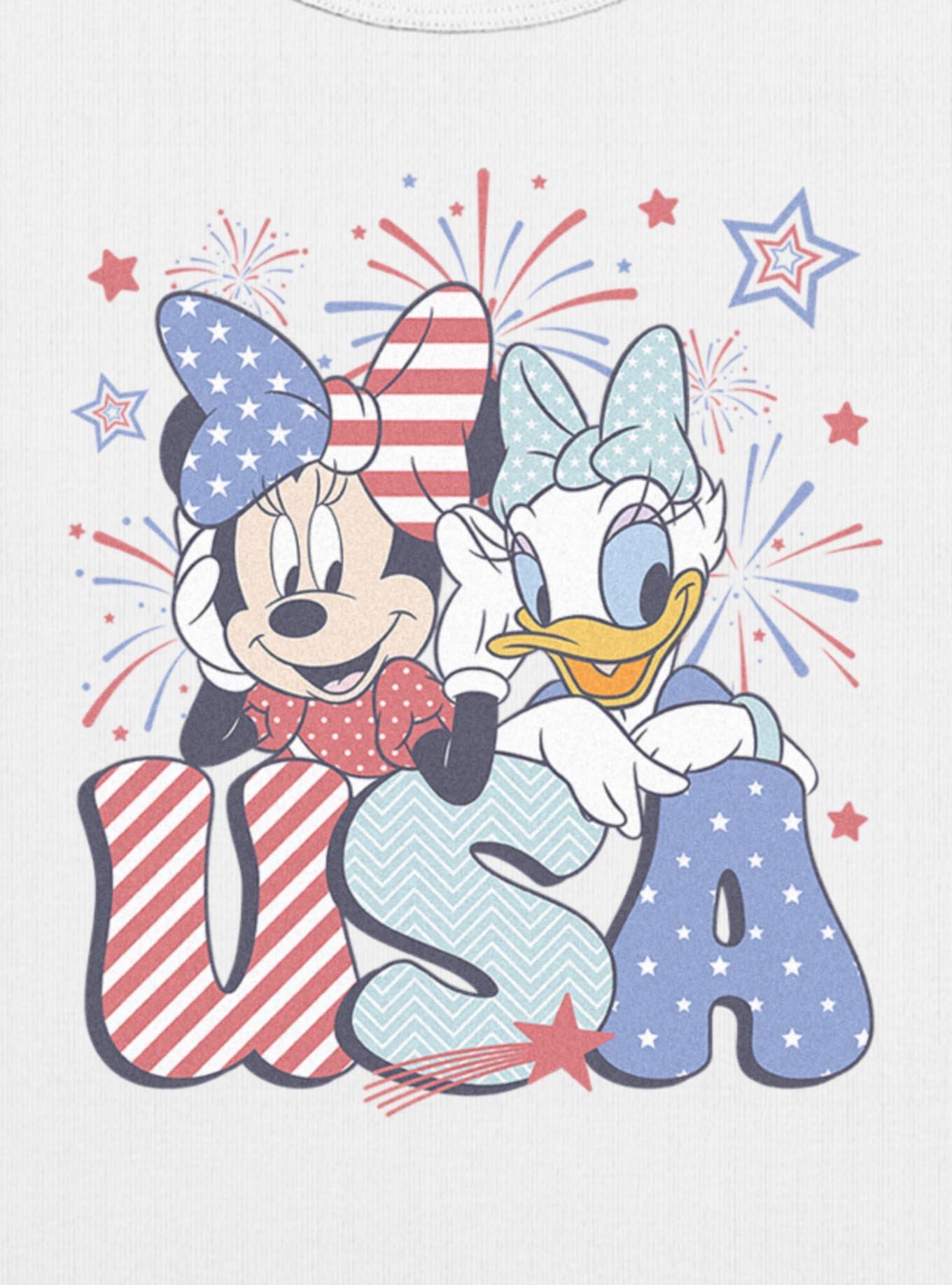 Disney Minnie Mouse & Daisy Duck USA Celebration Girls Baby T-Shirt, , hi-res