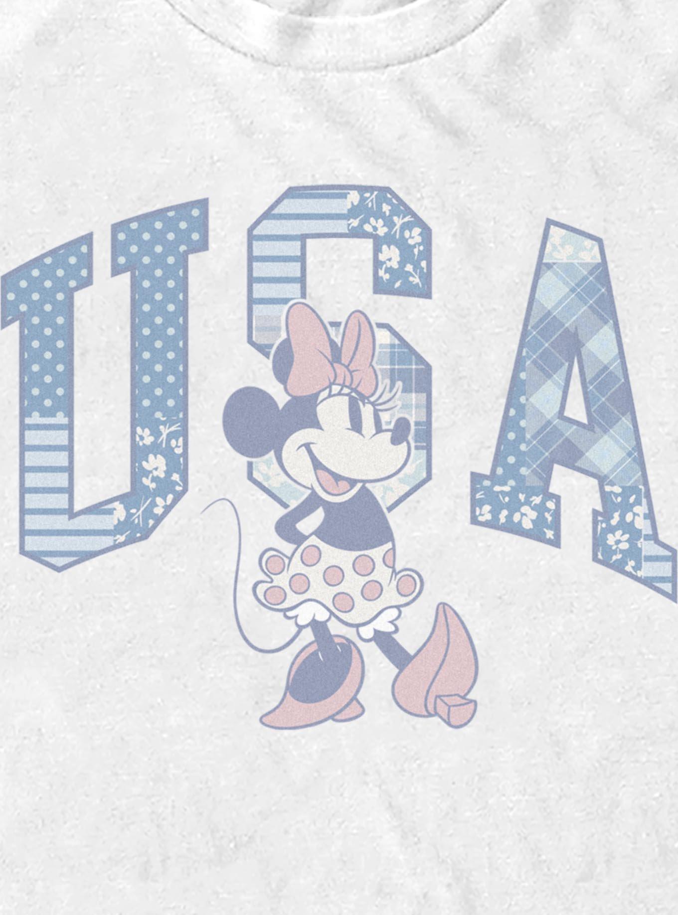 Disney Minnie Mouse USA Patch T-Shirt, , hi-res