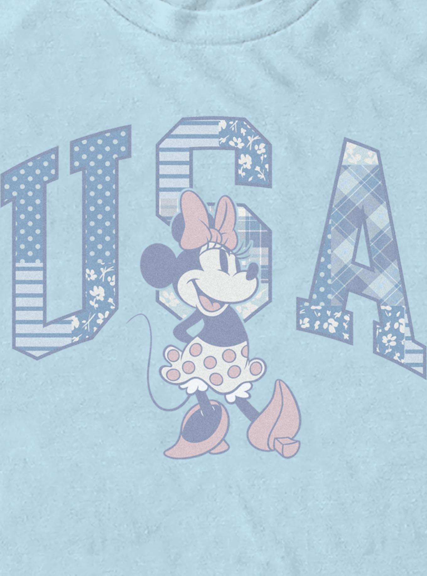 Disney Minnie Mouse USA Patch T-Shirt, , hi-res