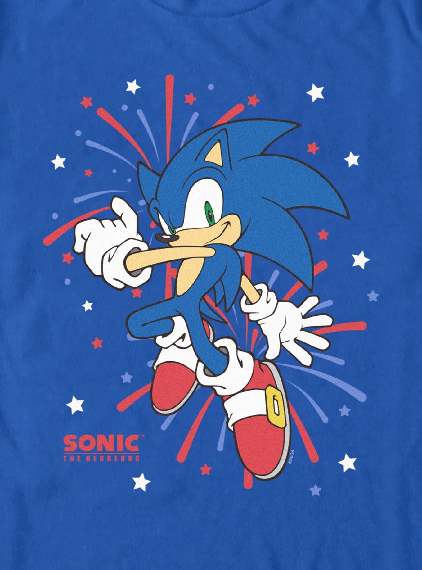 Sonic The Hedgehog Americana Fireworks T-Shirt, , hi-res
