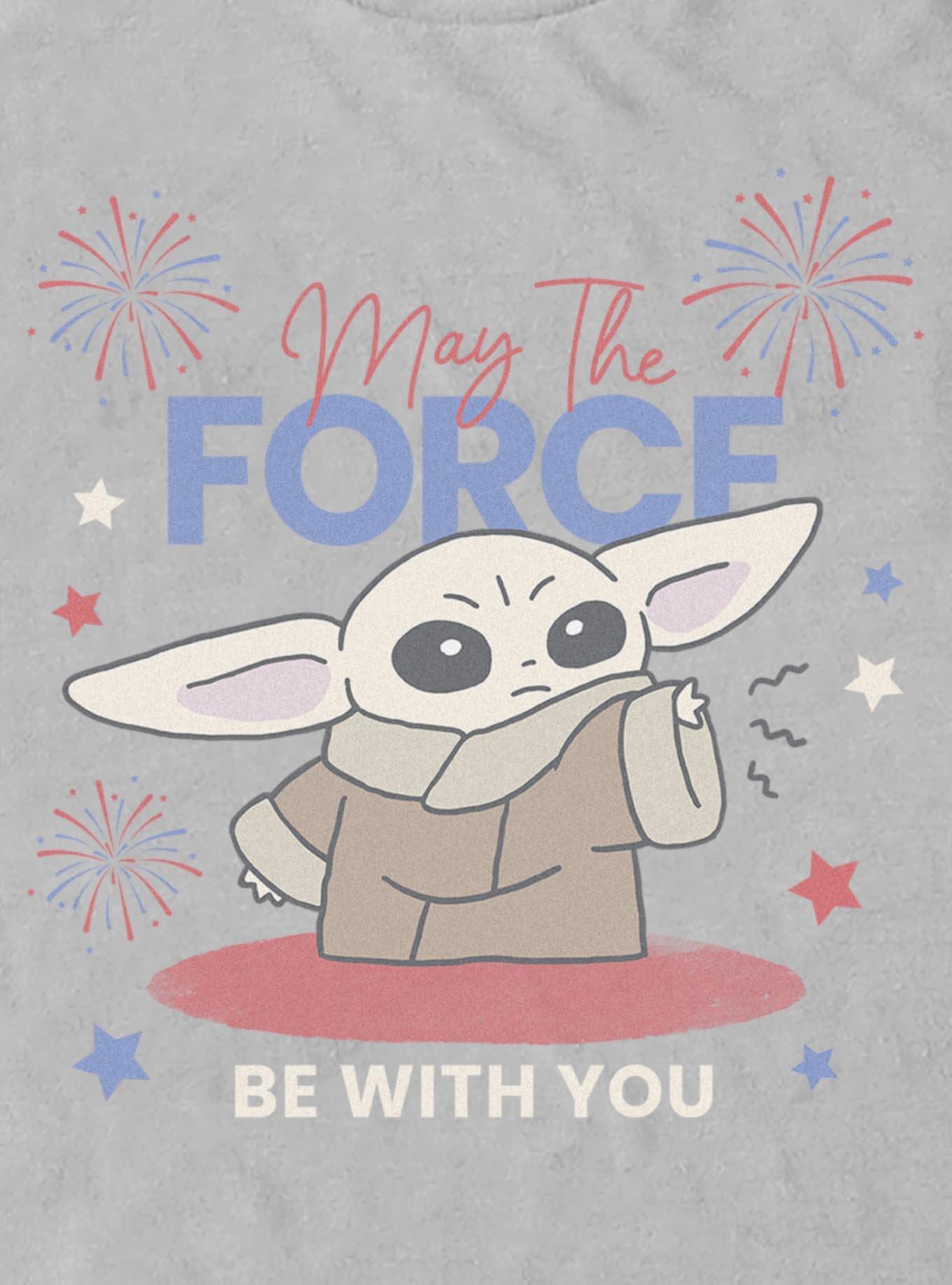Star Wars The Mandalorian Grogu Americana Fireworks T-Shirt, , hi-res