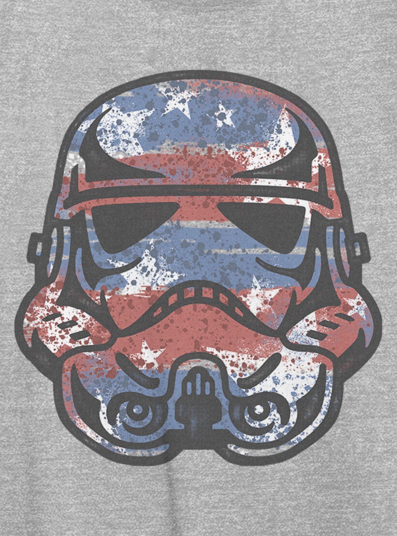 Star Wars Stormtrooper Americana Helmet Girls Oversized T-Shirt, , hi-res