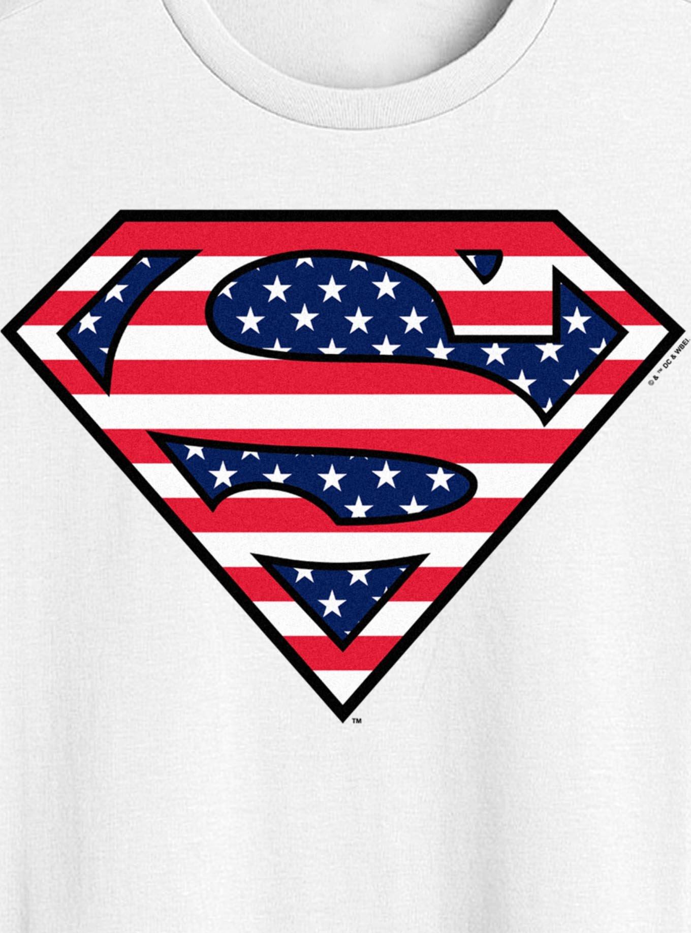 DC Superman Americana Logo Girls Baby T-Shirt, , hi-res