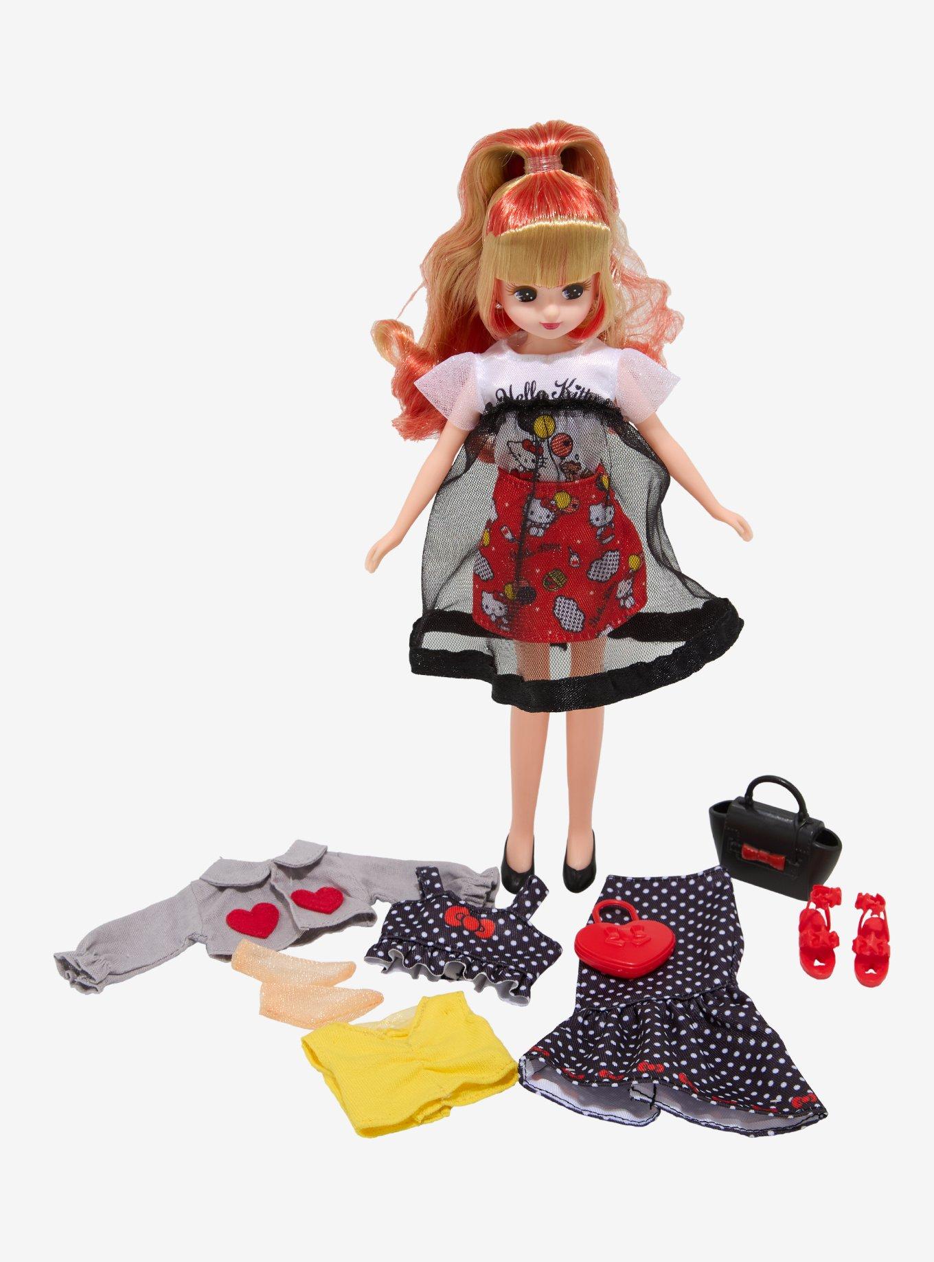 Takara Tomy Licca-Chan I Love Hello Kitty Doll, , hi-res