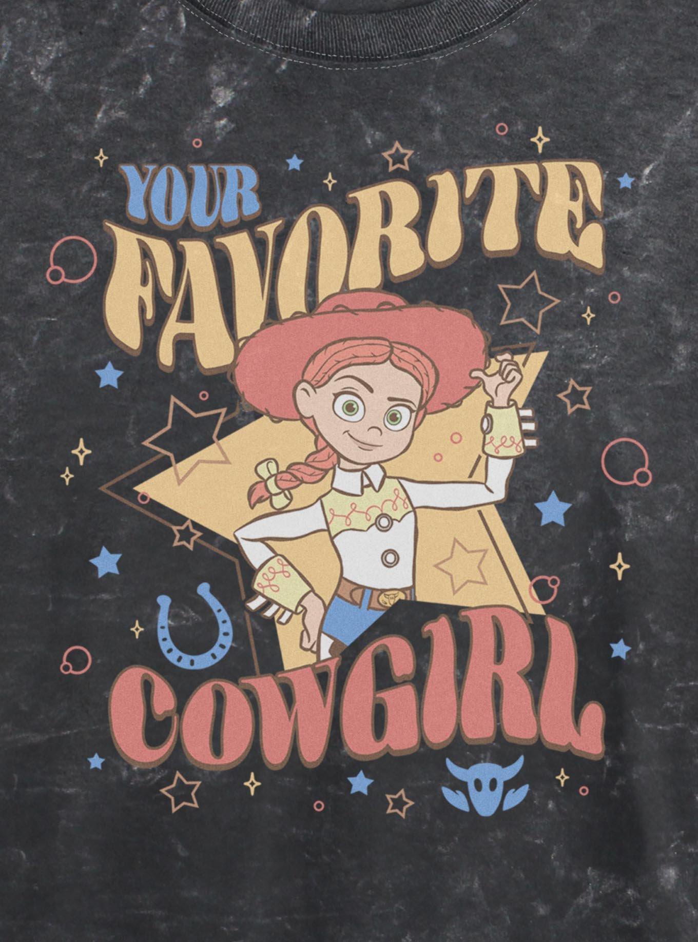 Disney Pixar Toy Story Jessie Your Favorite Cowgirl Girls Mineral Wash Crop T-Shirt, , hi-res