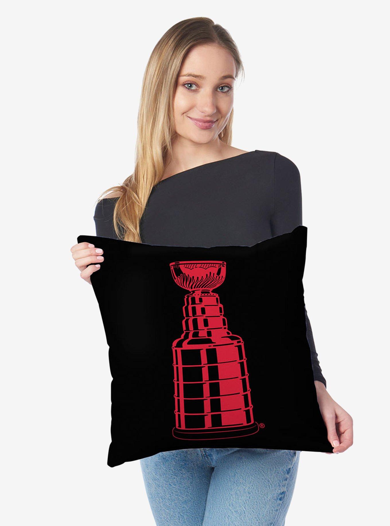 Carolina Hurricanes 2026 Stanley Cup Champions Hardline Throw Pillow, , hi-res
