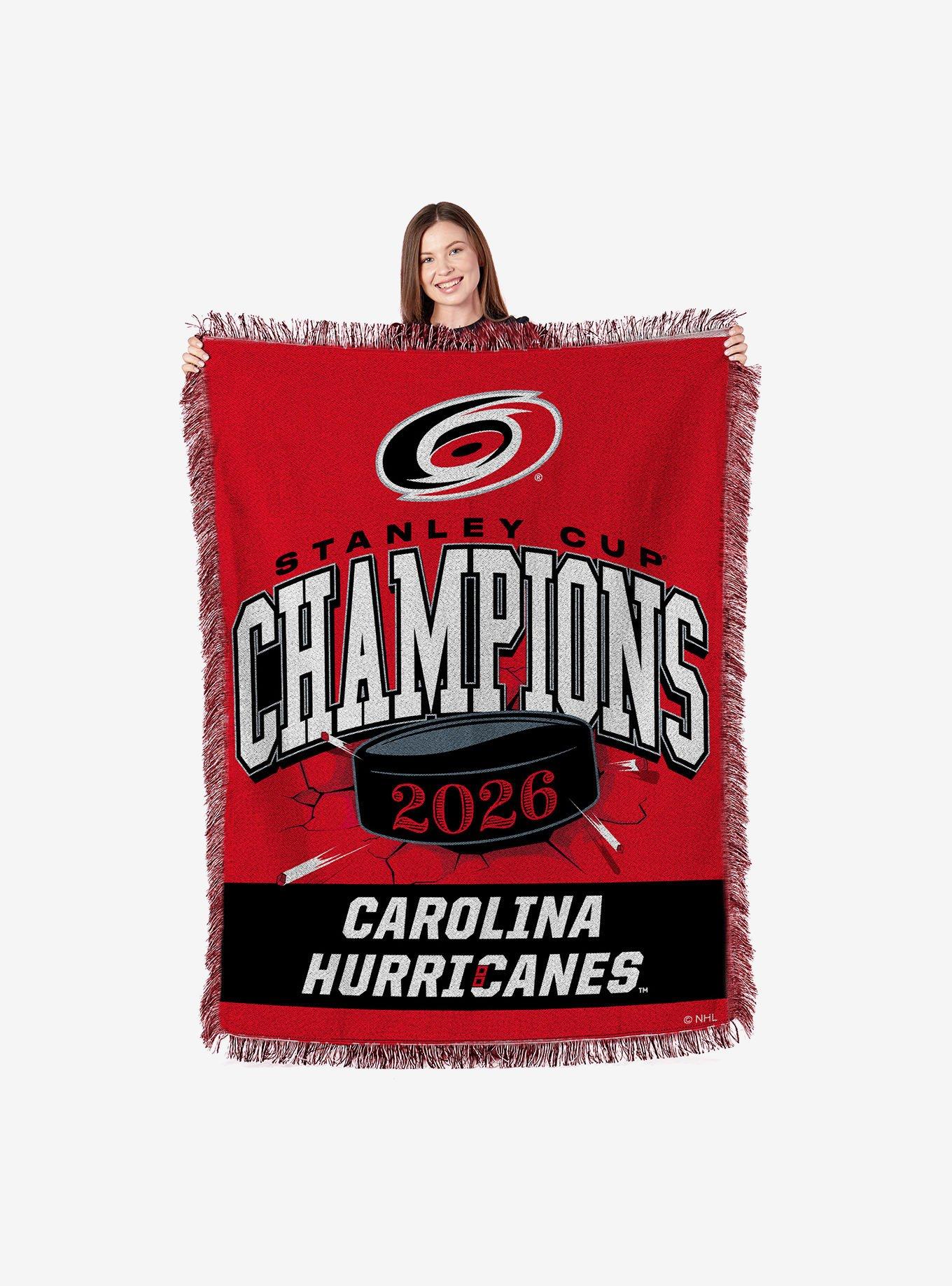 Carolina Hurricanes 2026 Stanley Cup Champions Rectify Woven Tapestry, , alternate - view 2