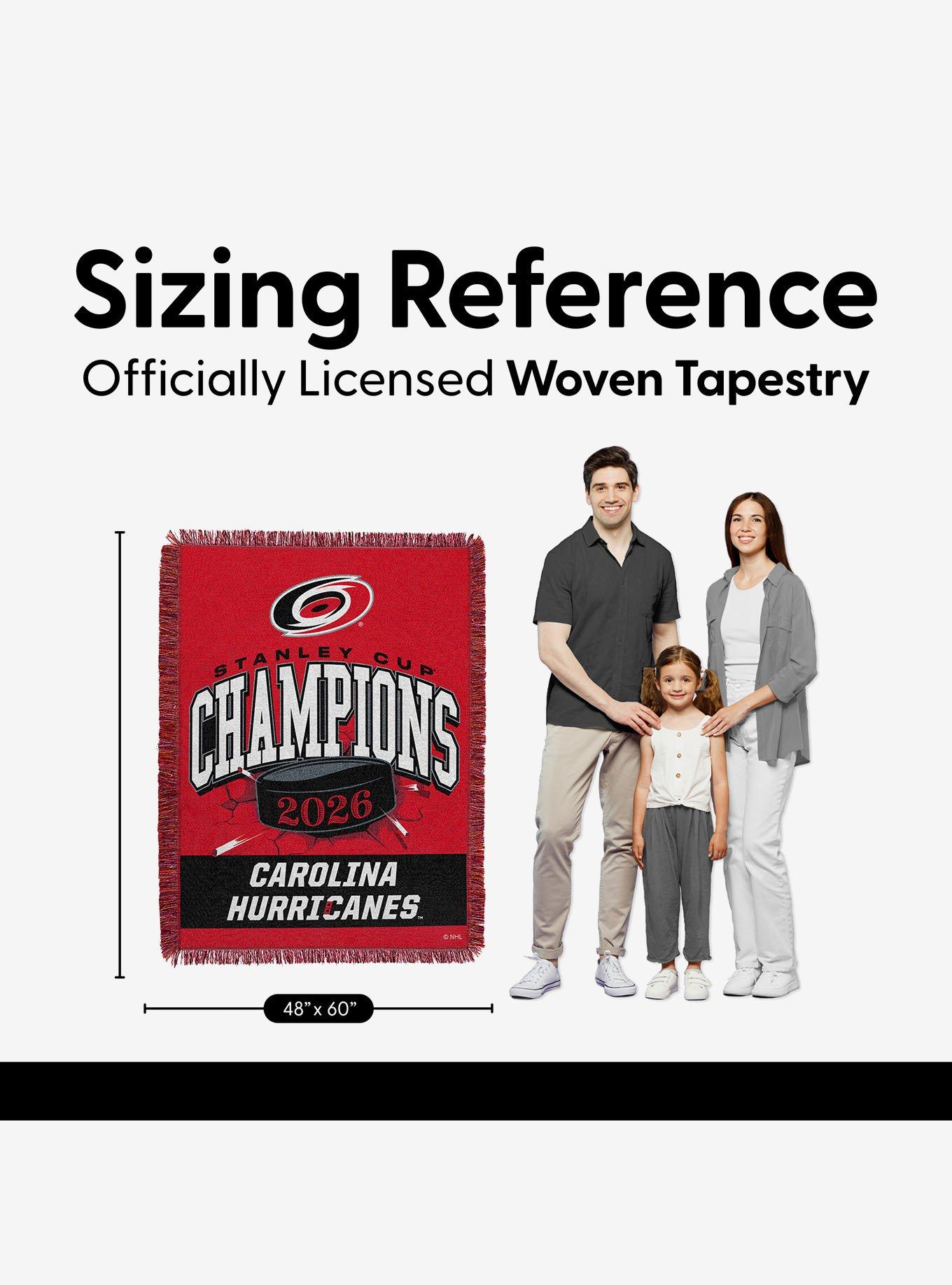 Carolina Hurricanes 2026 Stanley Cup Champions Rectify Woven Tapestry, , alternate - view 5