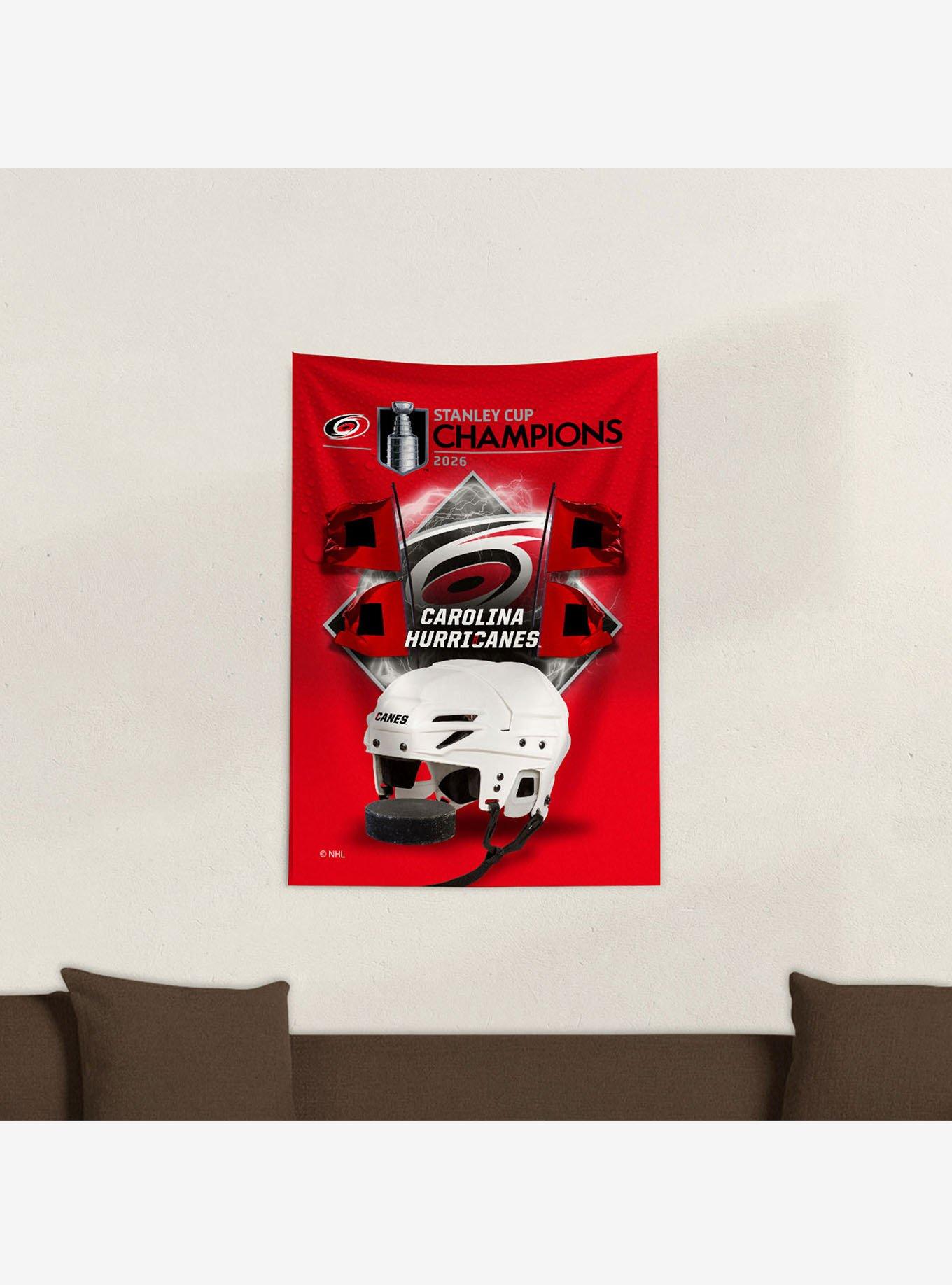 Carolina Hurricanes 2026 Stanley Cup Champions Strive Tapestry, , alternate - view 3