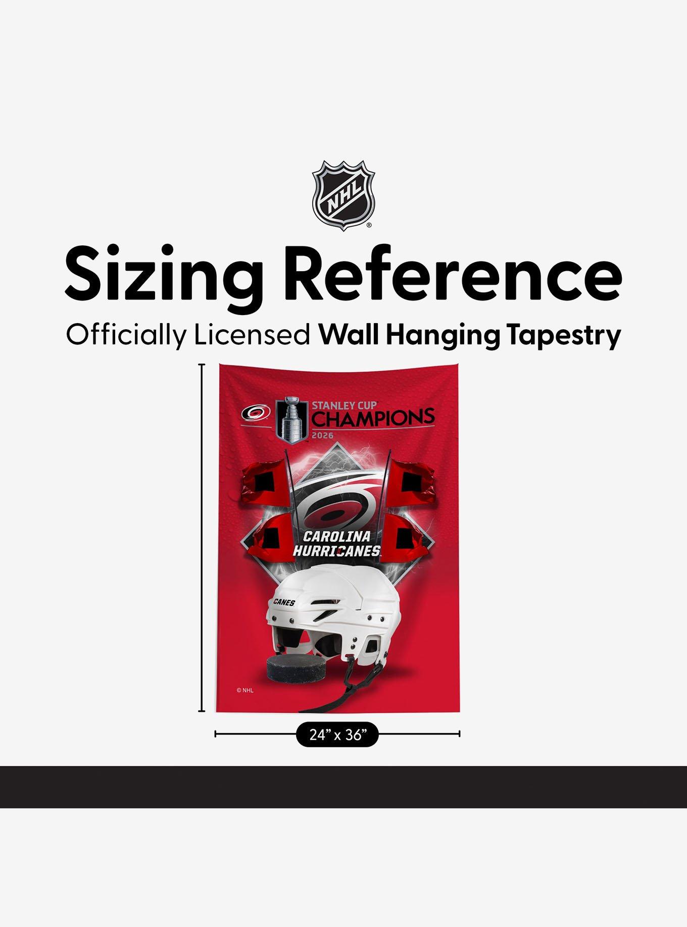 Carolina Hurricanes 2026 Stanley Cup Champions Strive Tapestry, , alternate - view 4