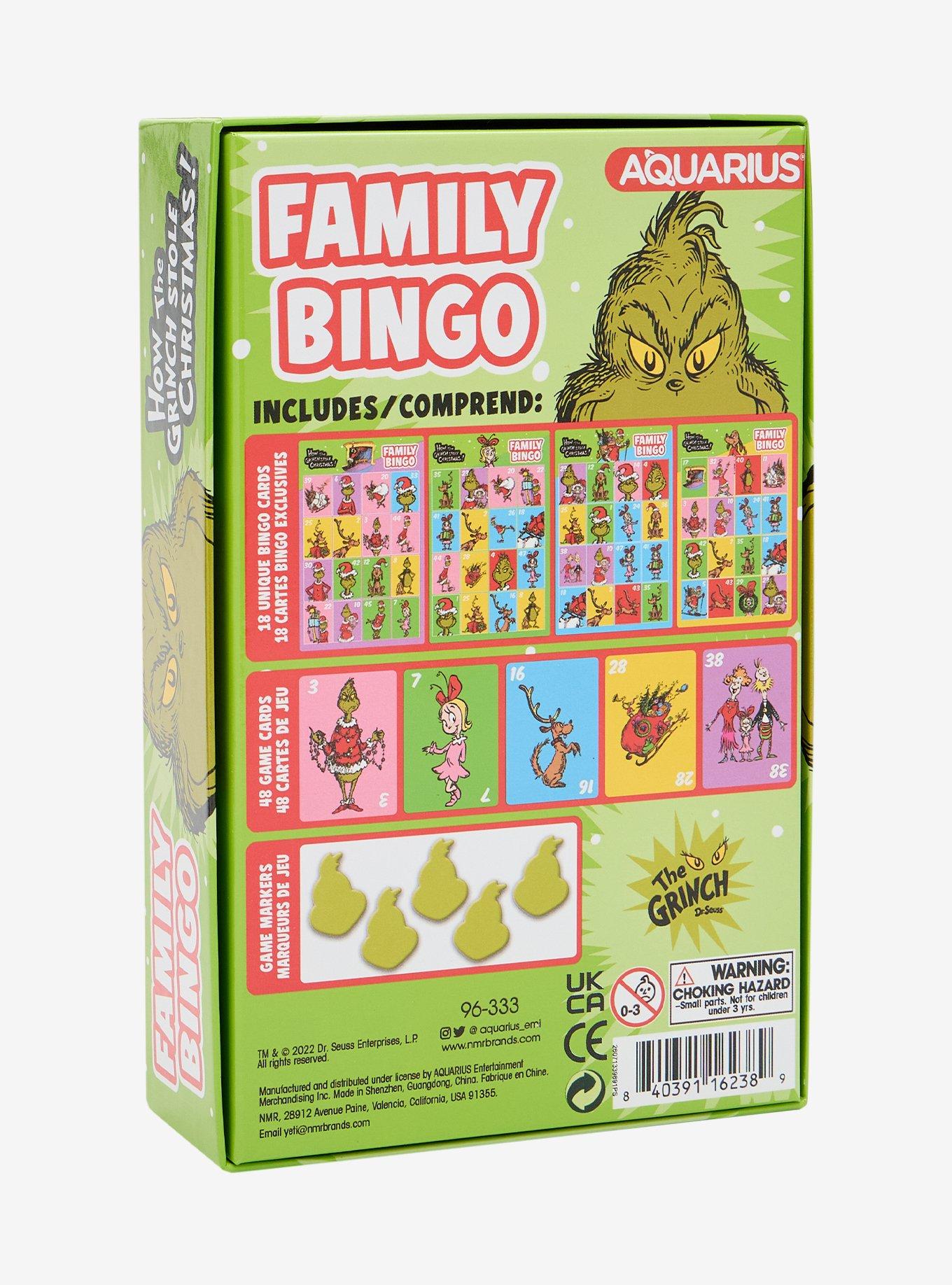 Family Bingo: Dr. Seuss How The Grinch Stole Christmas! Edition Game, , alternate - view 2