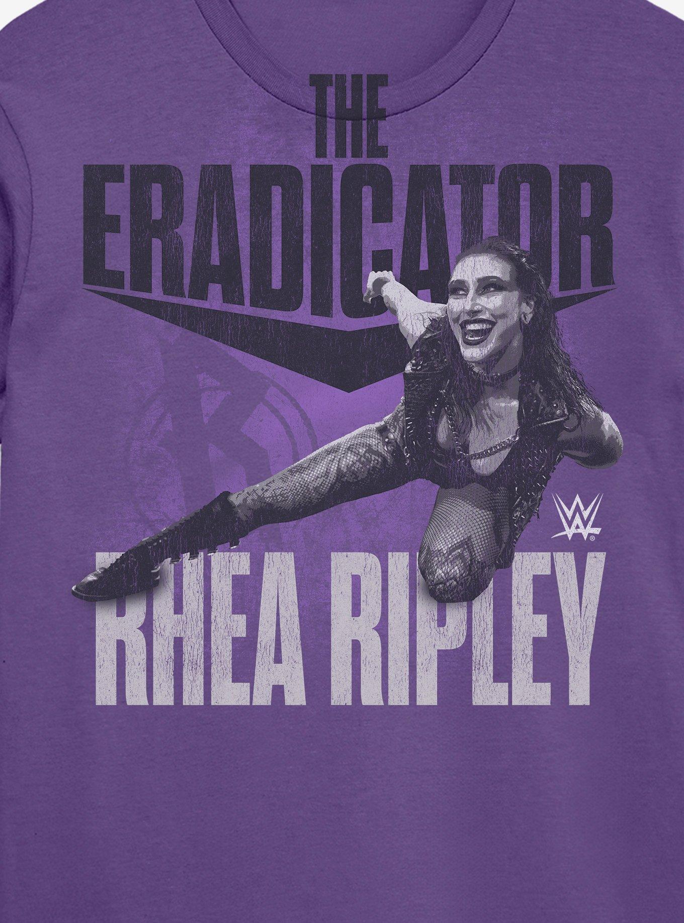WWE Rhea Ripley The Eradicator This Is My Brutality T-Shirt, PURPLE, alternate - view 3