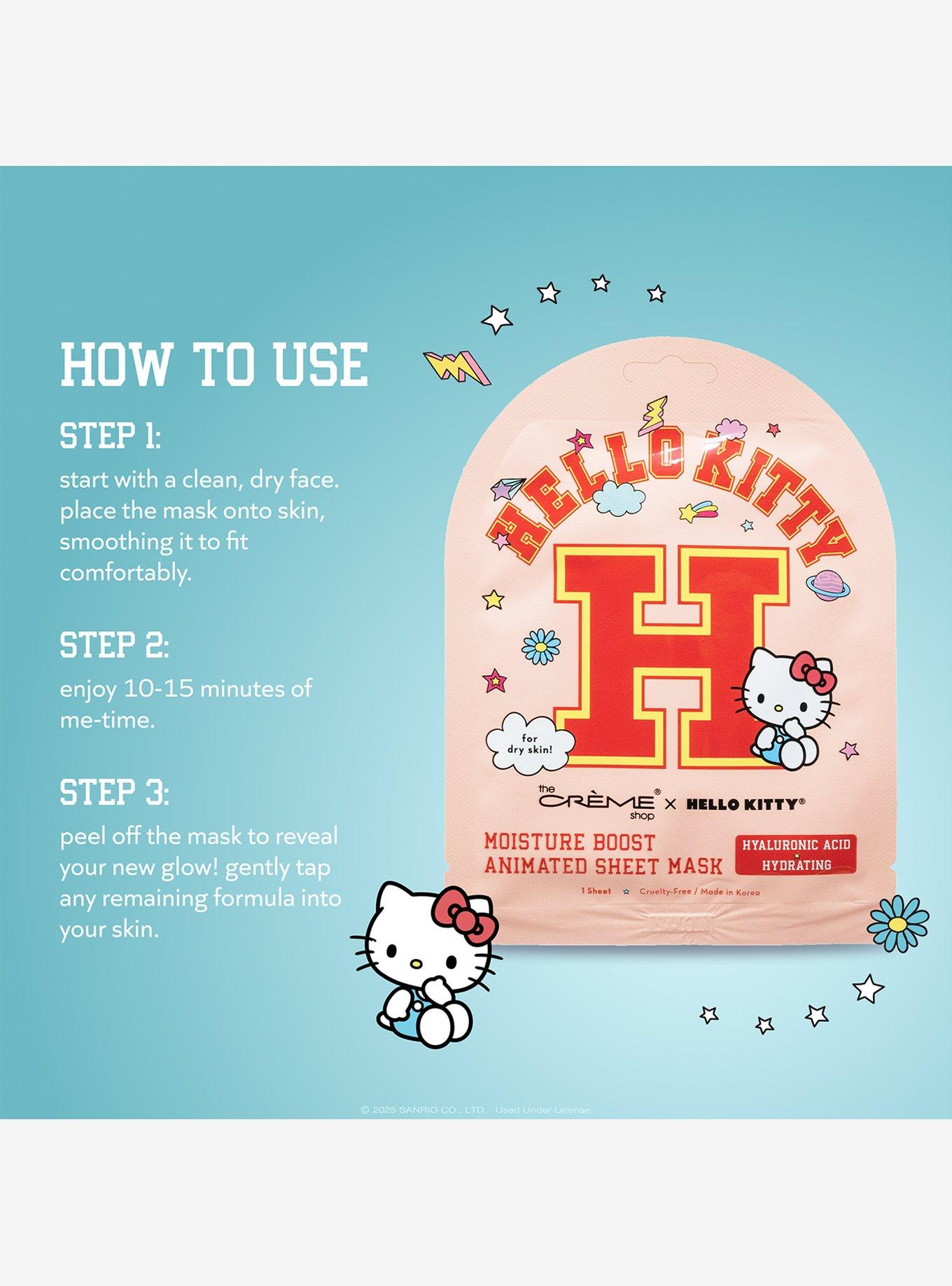 The Cr&egrave;me Shop Sanrio Hello Kitty Varsity Sheet Mask, , alternate - view 3