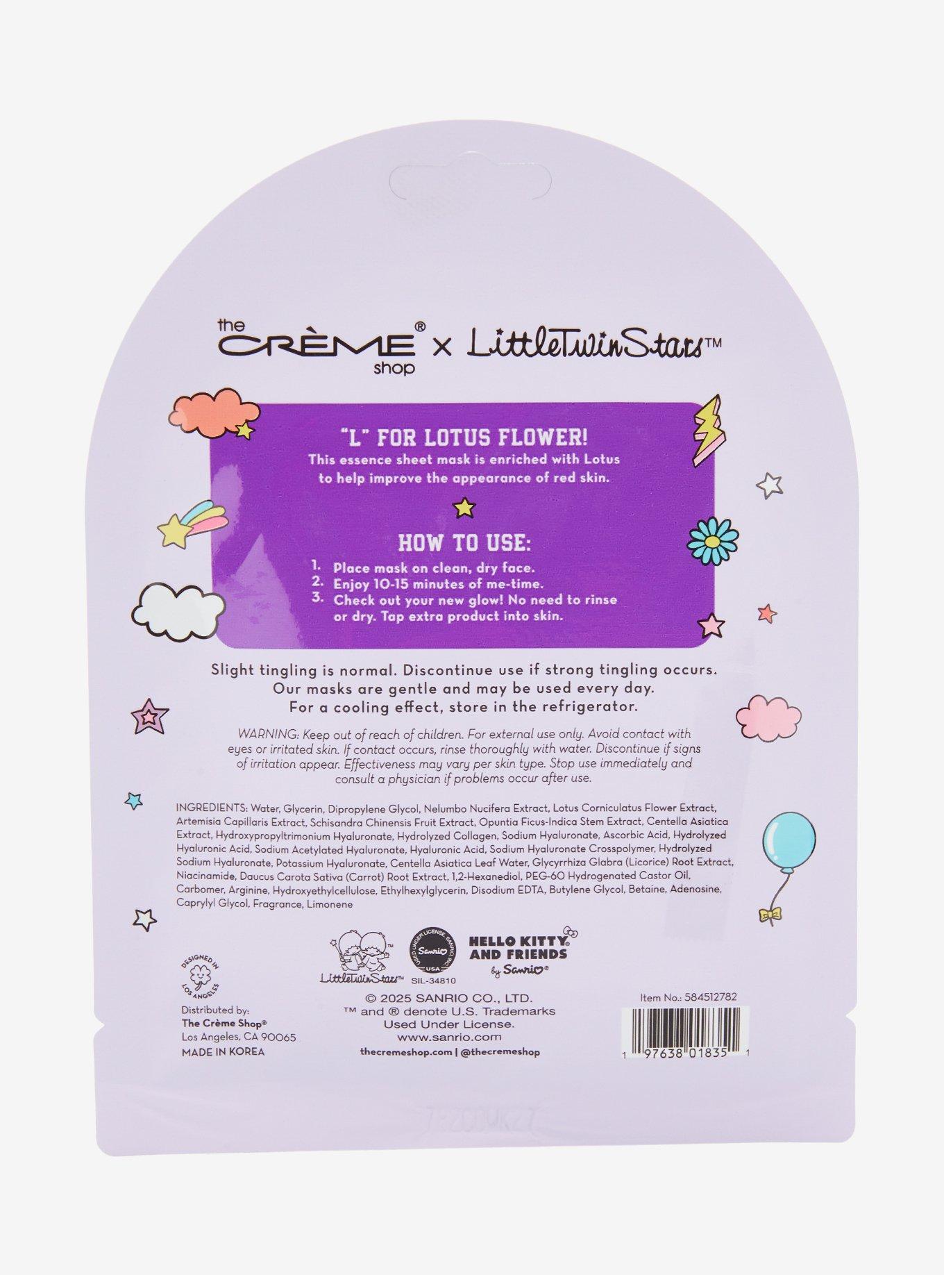 The Cr&egrave;me Shop x Sanrio Little Twin Stars Sheet Face Mask, , alternate - view 3