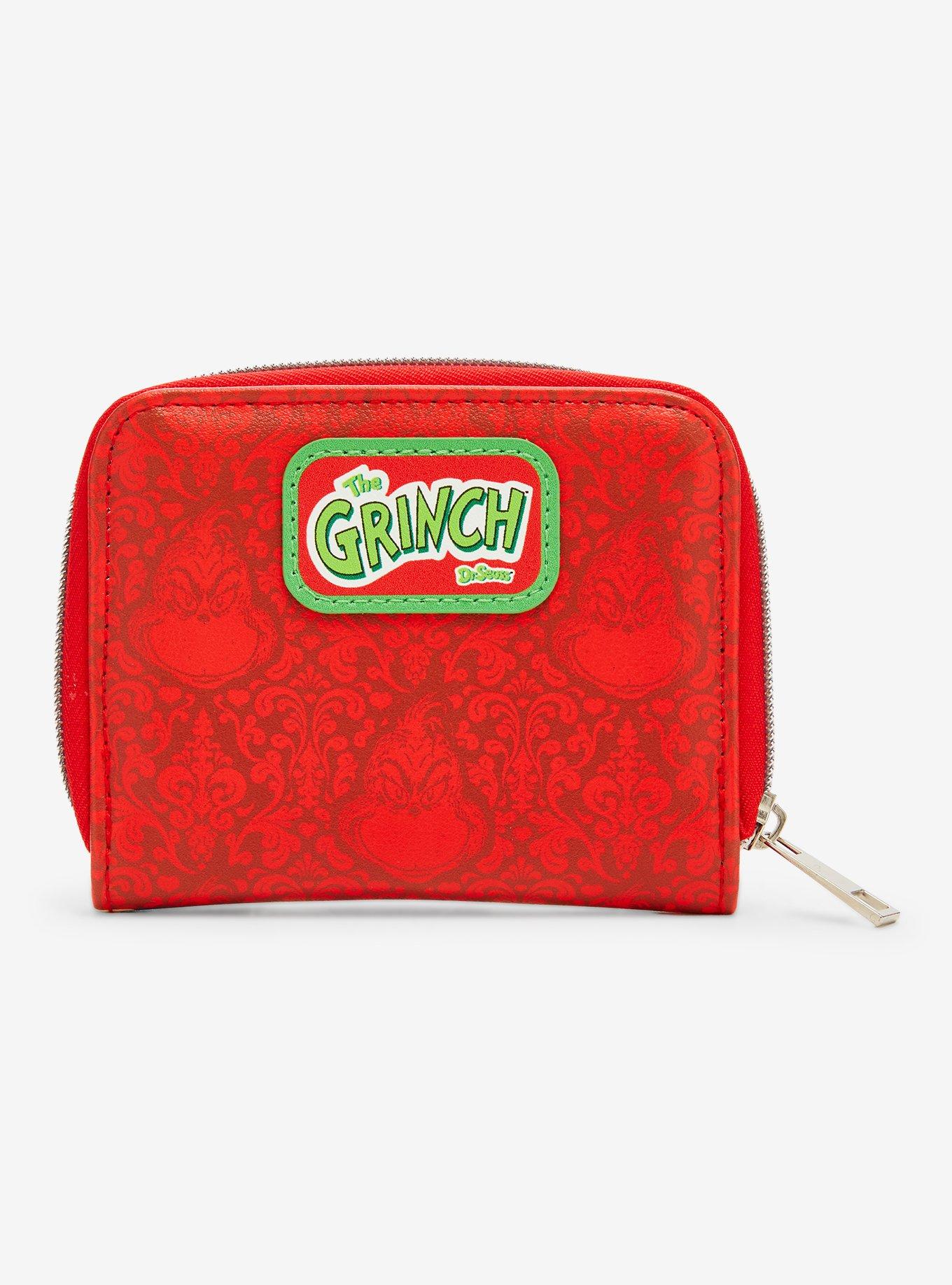 Loungefly Dr. Seuss How The Grinch Stole Christmas! Trio Tree Mini Zipper Wallet, , alternate - view 3
