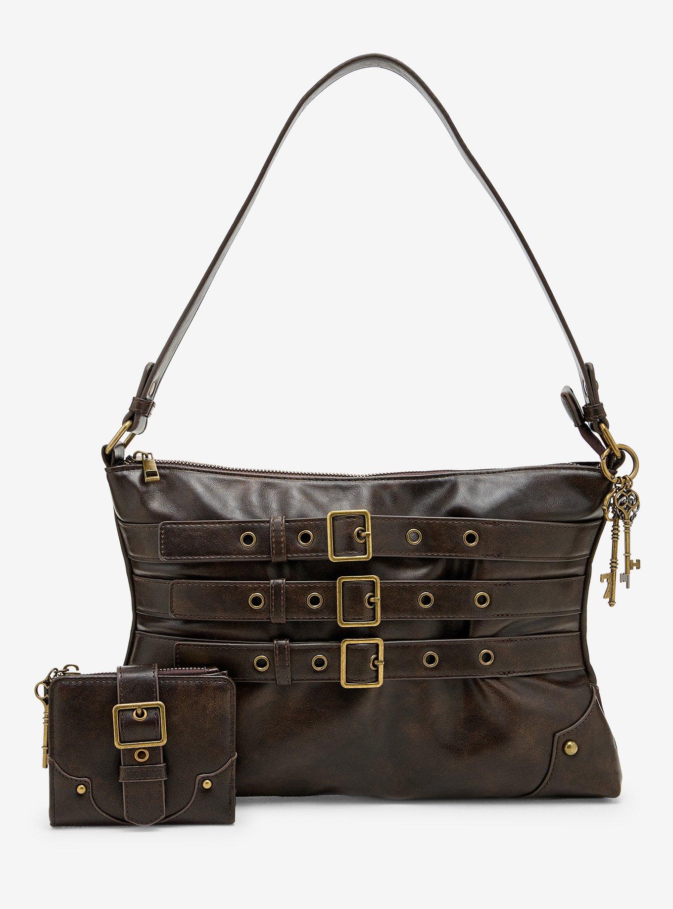Thorn & Fable Brown Buckle Wallet, , alternate - view 5