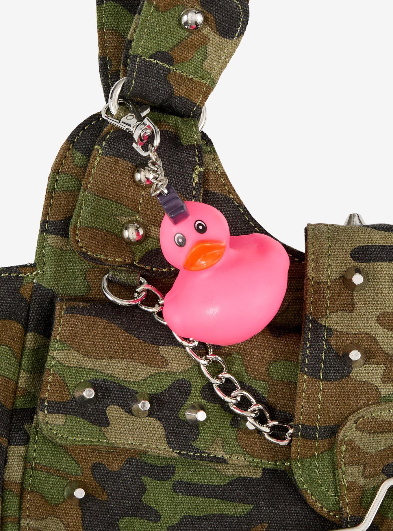 Social Collision Camouflage Punk Duck Shoulder Bag, , alternate - view 4