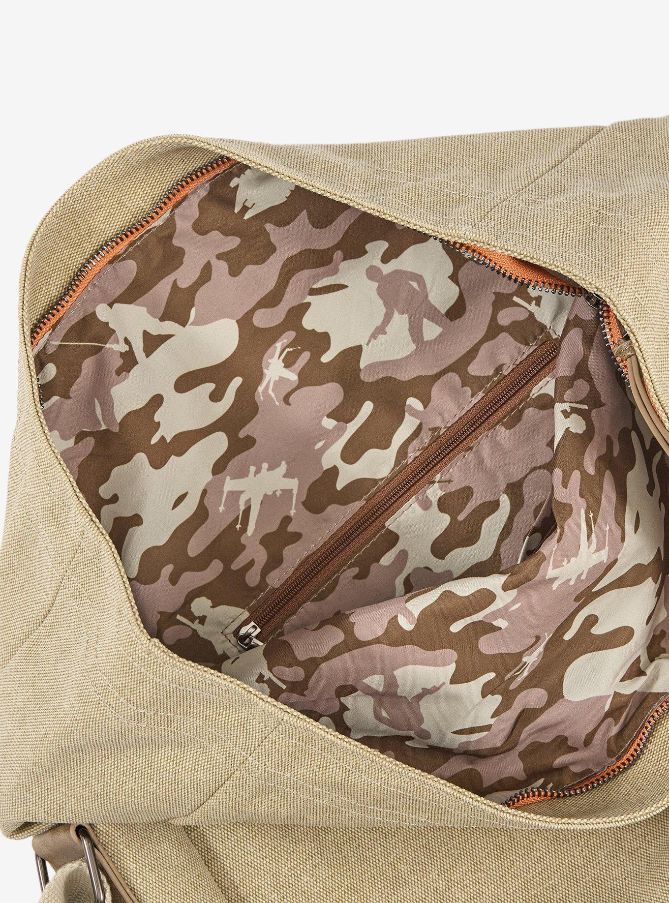Star Wars Canvas Embroidered Patches Crossbody Bag - BoxLunch Exclusive, , alternate - view 4