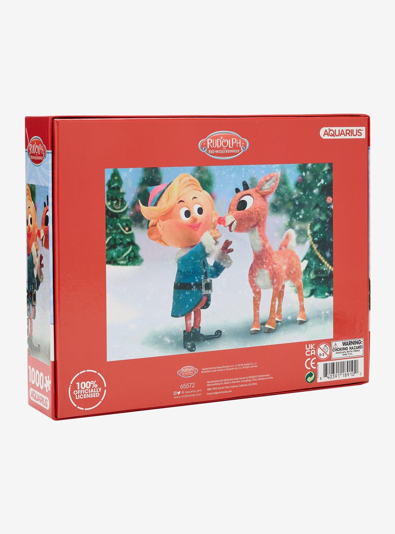 Rudolph The Red-Nosed Reindeer Hermey & Rudolph Glitter Puzzle, , alternate - view 2