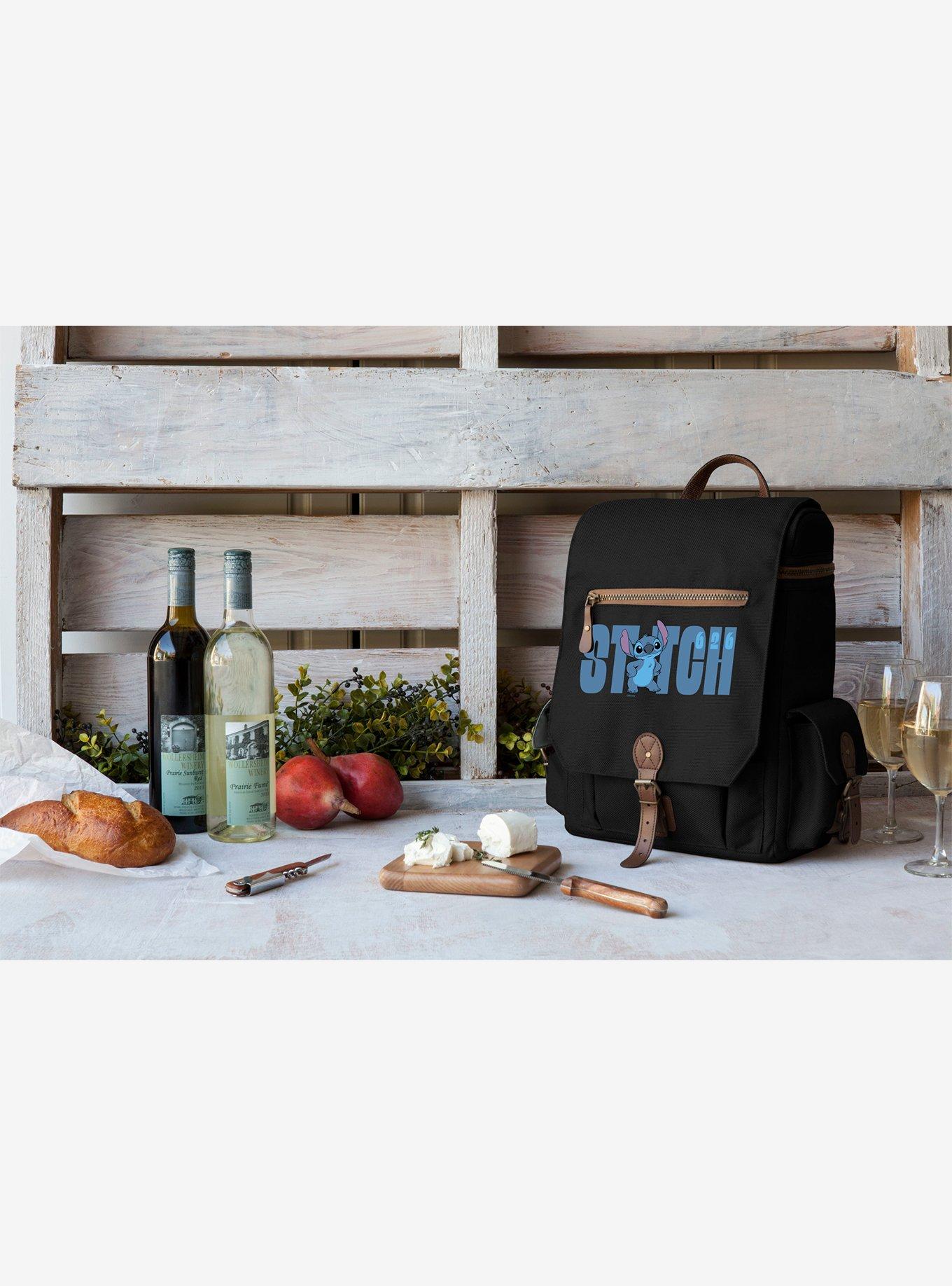 Disney Lilo & Stitch Black Moreno 3-Bottle Wine & Cheese Tote, , alternate - view 4
