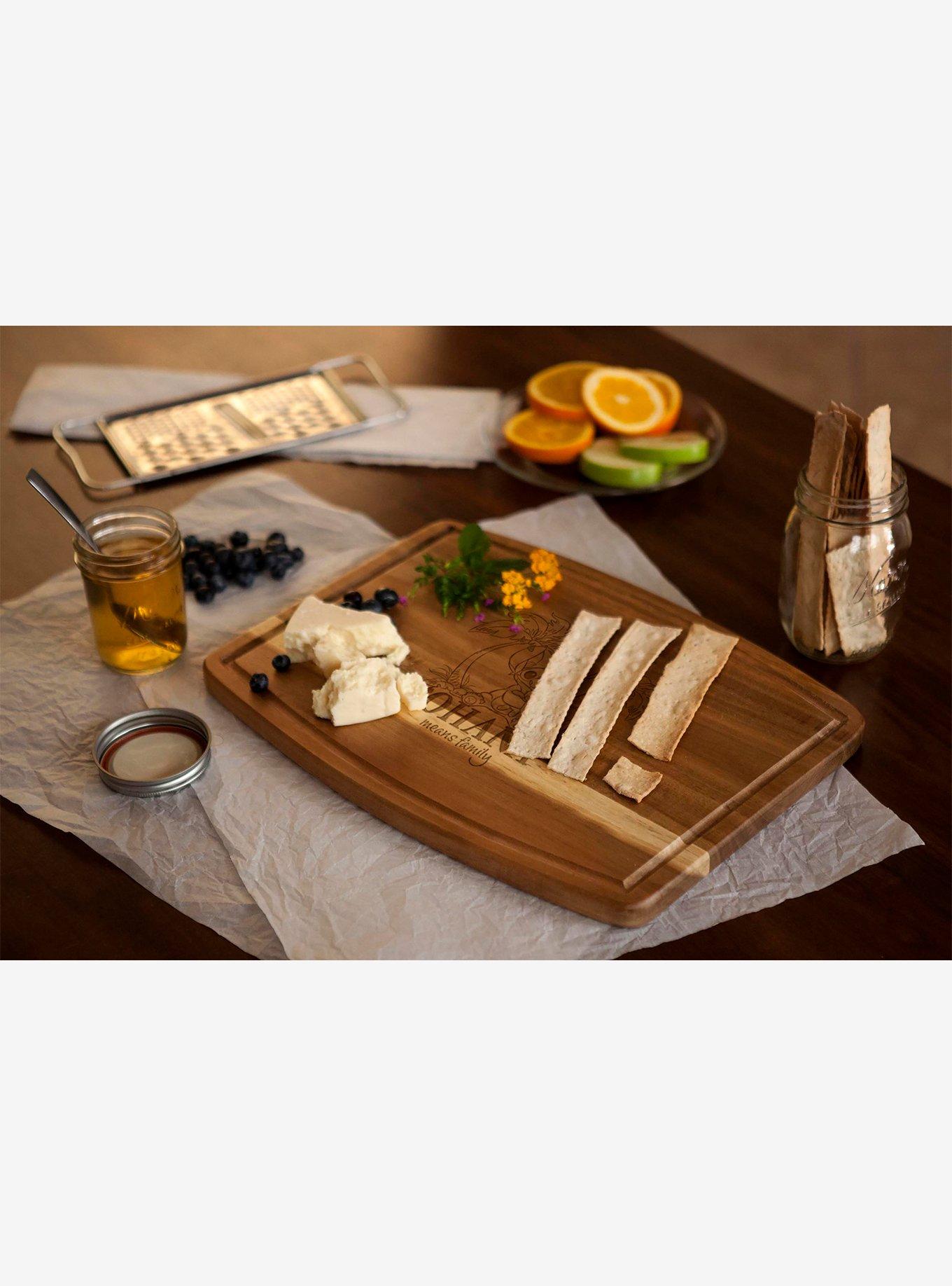 Disney Lilo & Stitch Ovale Acacia Cutting Board, , alternate - view 4