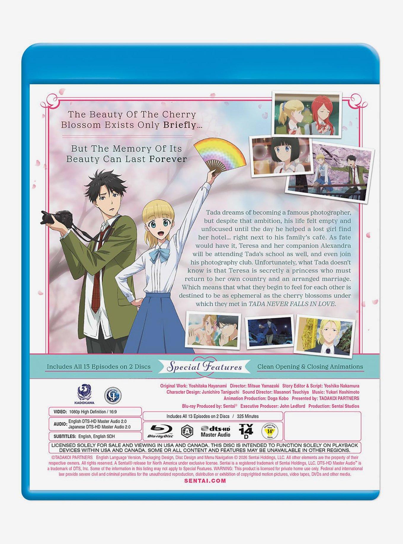 Tada Never Falls In Love: Complete Collection Blu-Ray, , hi-res