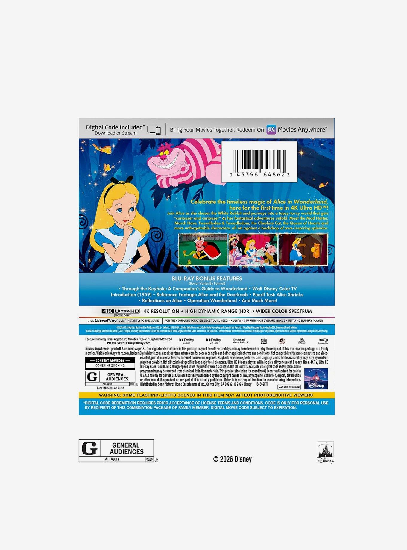 Disney Alice in Wonderland (1951) 4K Ultra HD, , hi-res