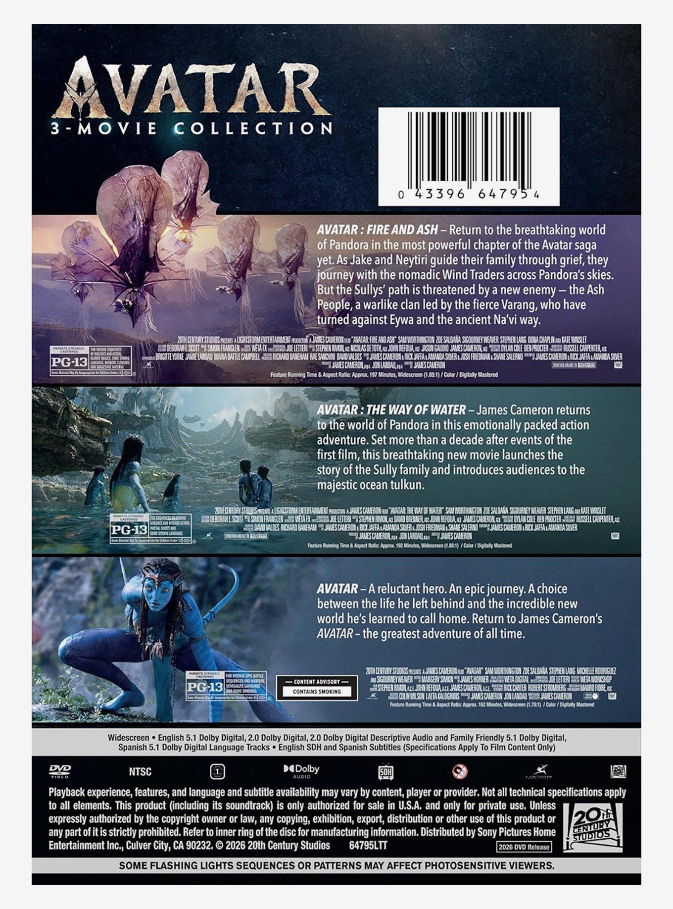 Avatar 3-Movie Collection DVD, , hi-res