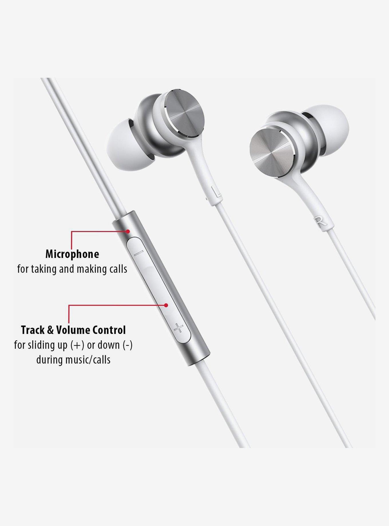 Maxell Fusion X USB-C Wired Earbud with Mic White, , alternate - view 3