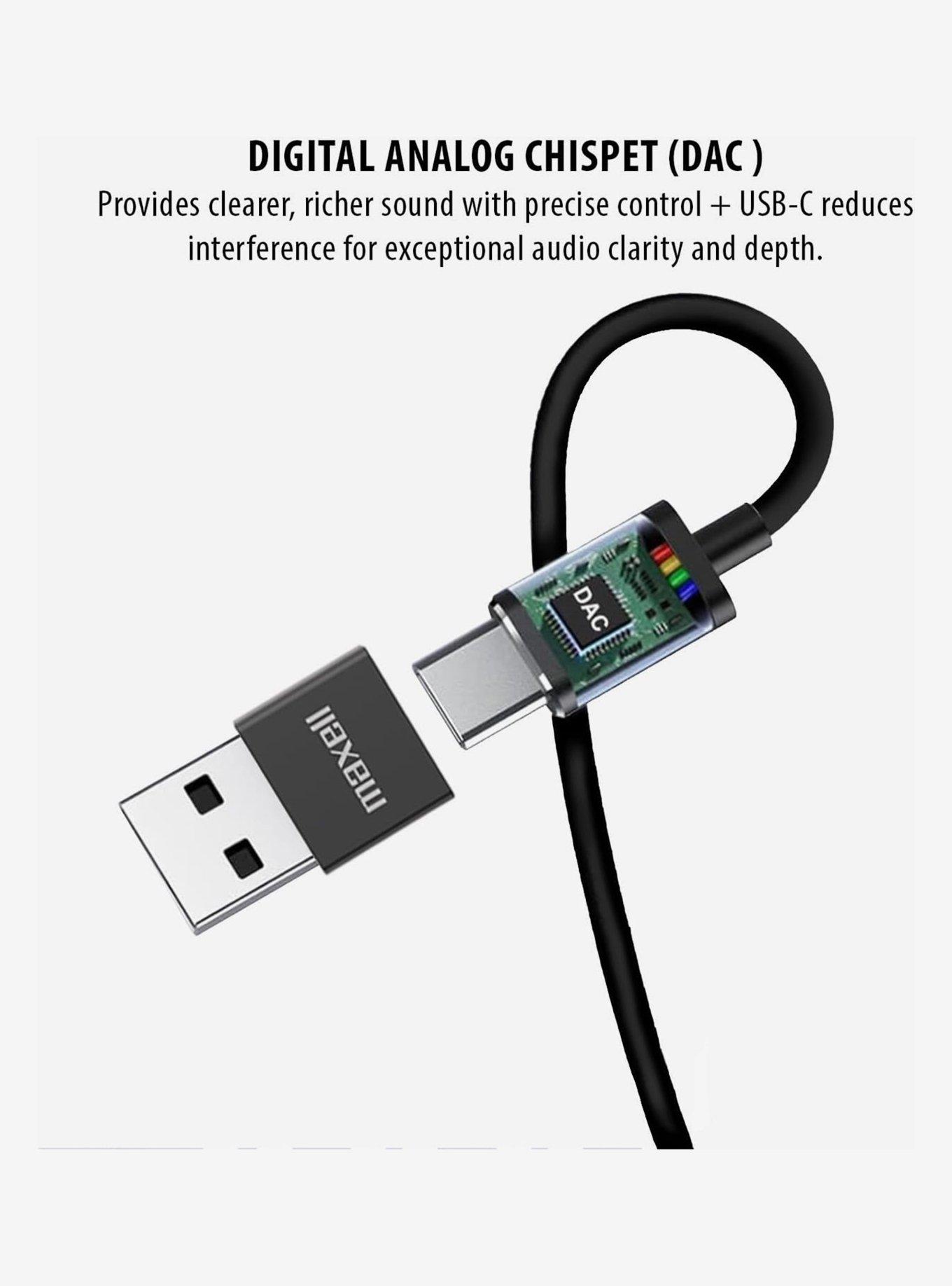 Maxell Fusion X USB-C Wired Earbud with Mic White, , alternate - view 4