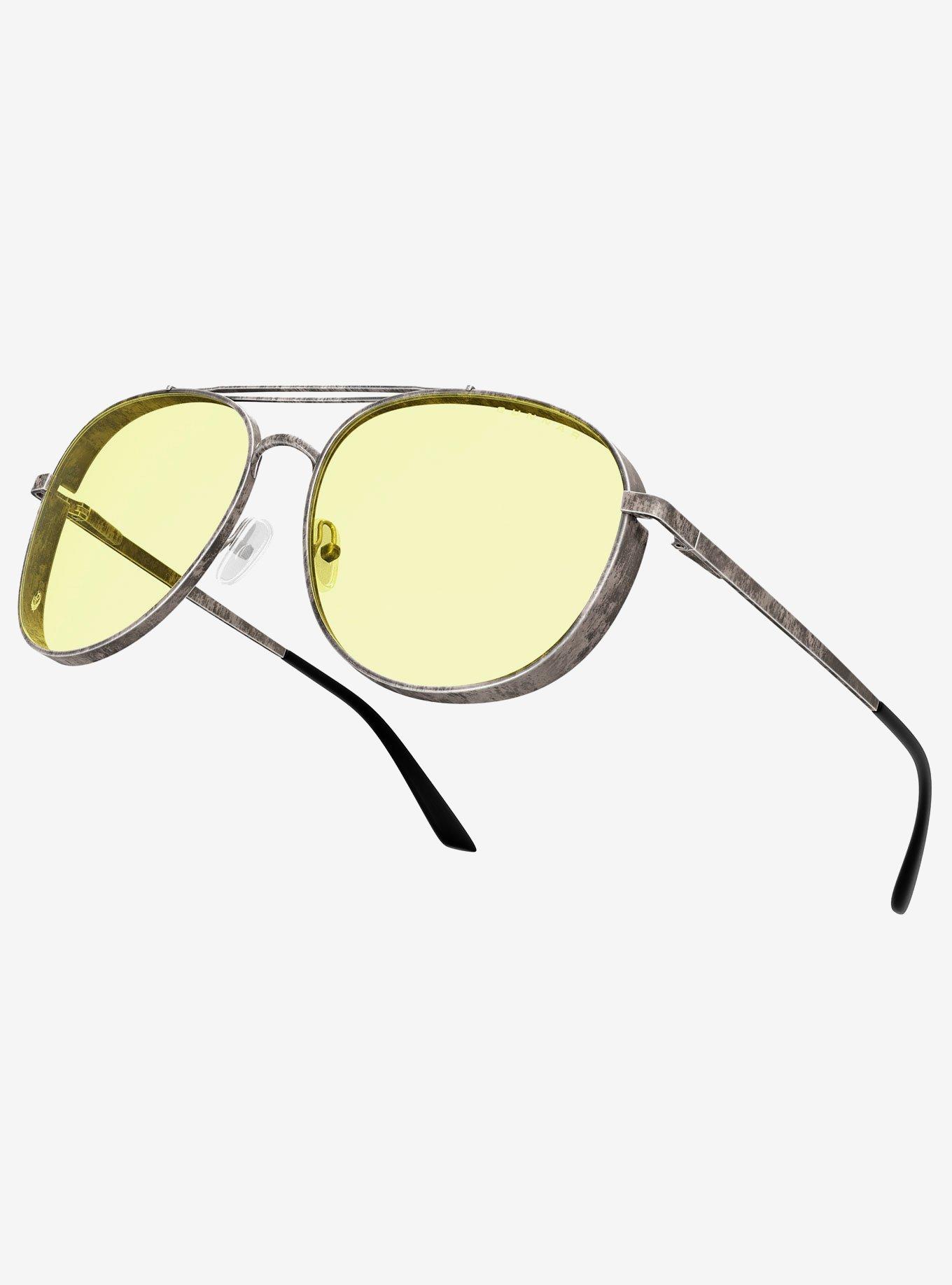 GUNNAR x Fallout Brotherhood of Steel Sun Shift Tint Blue Light Glasses, , hi-res