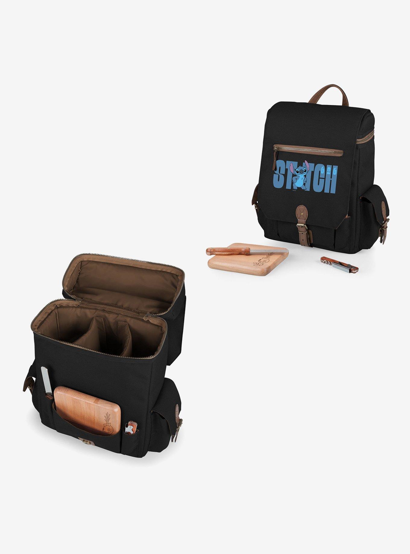 Disney Lilo & Stitch Black Moreno 3-Bottle Wine & Cheese Tote, , alternate - view 3