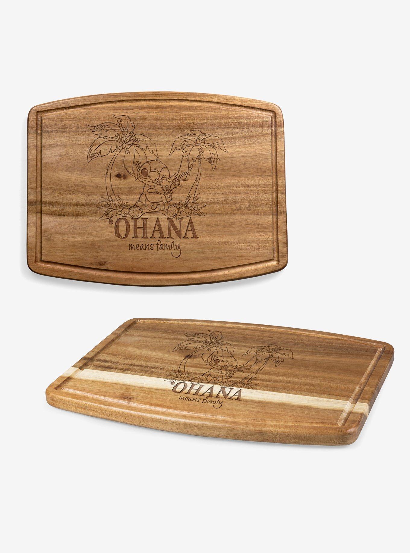 Disney Lilo & Stitch Ovale Acacia Cutting Board, , alternate - view 3
