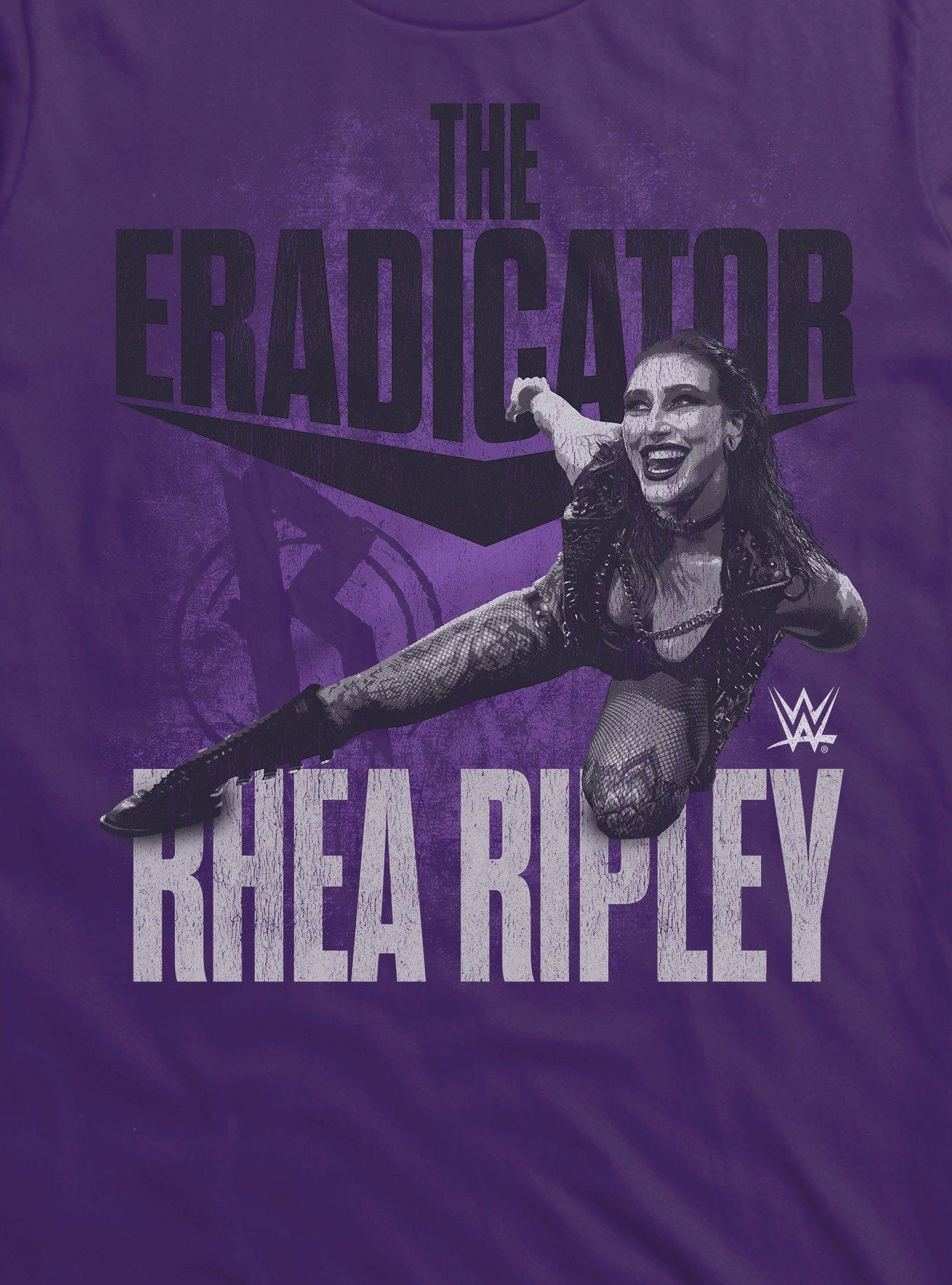 WWE Rhea Ripley The Eradicator This Is My Brutality T-Shirt, PURPLE, alternate - view 3