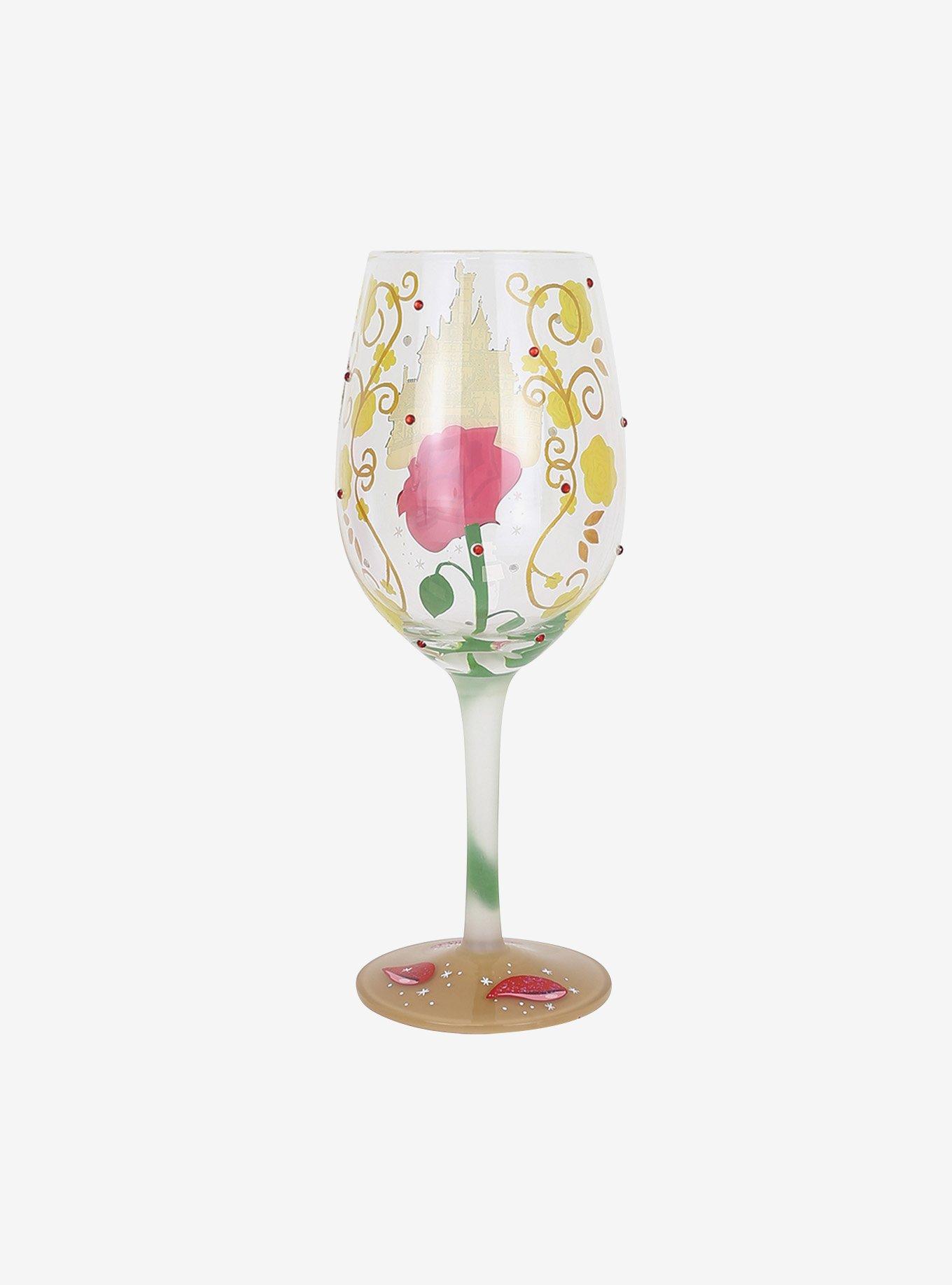 Lolita Designs Disney Beauty and the Beast Bold Like A Rose Glass, , hi-res