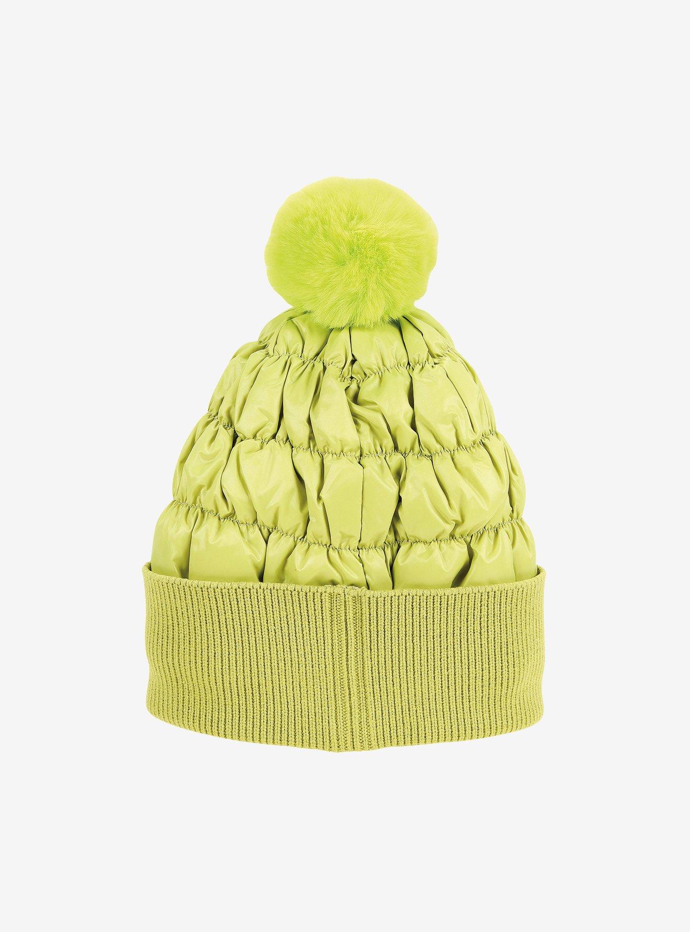 Snowthrow Grinch Packable Puffer Hat, , hi-res