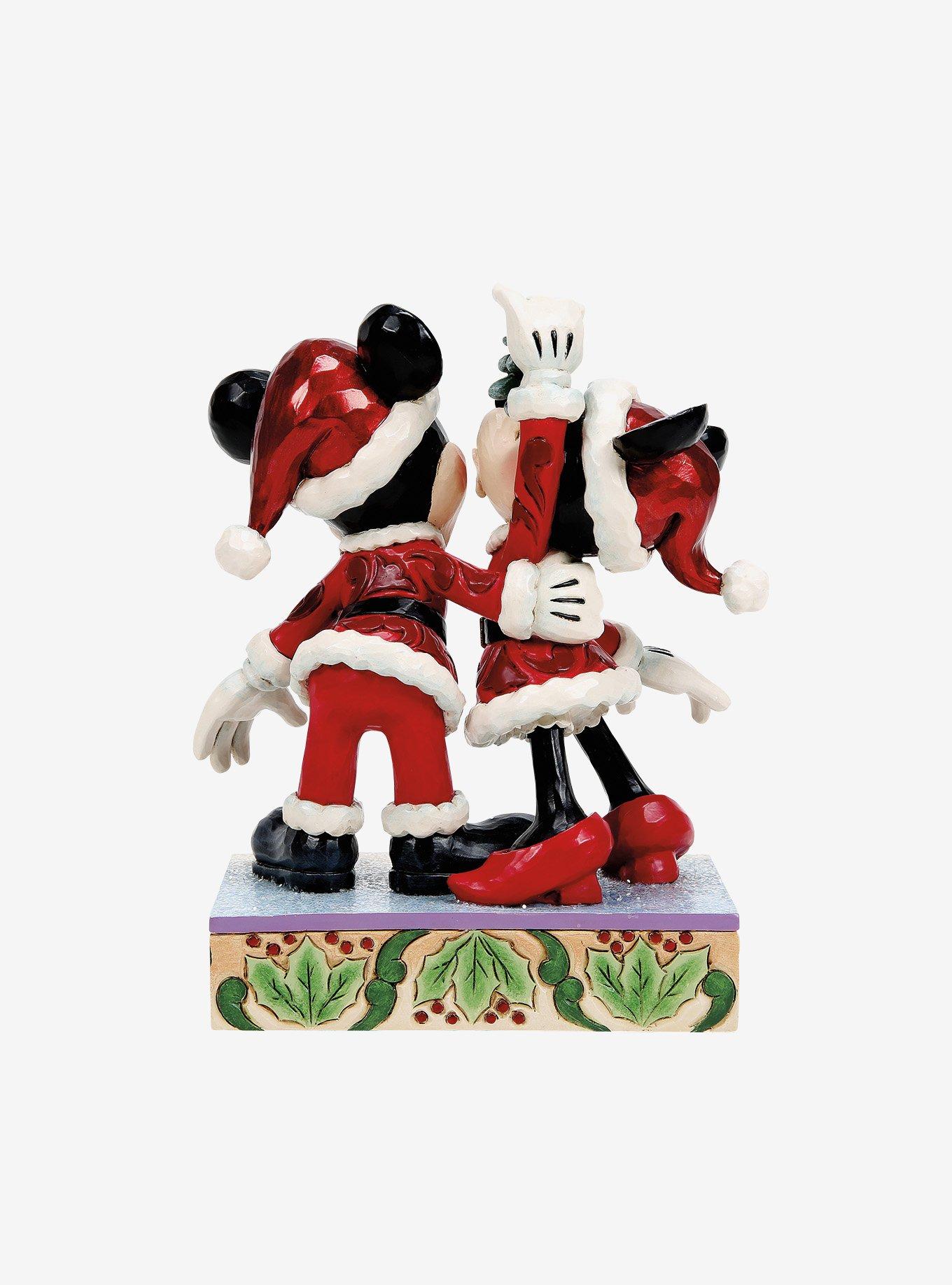 Jim Shore Disney Mickey And Minnie Mistletoe Figurine