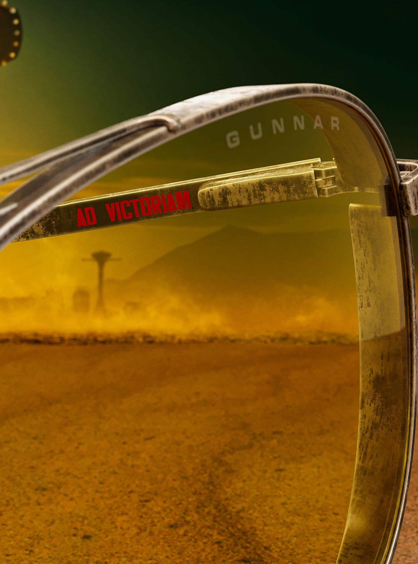 GUNNAR x Fallout Brotherhood of Steel Amber Tint Blue Light Glasses, , alternate - view 5