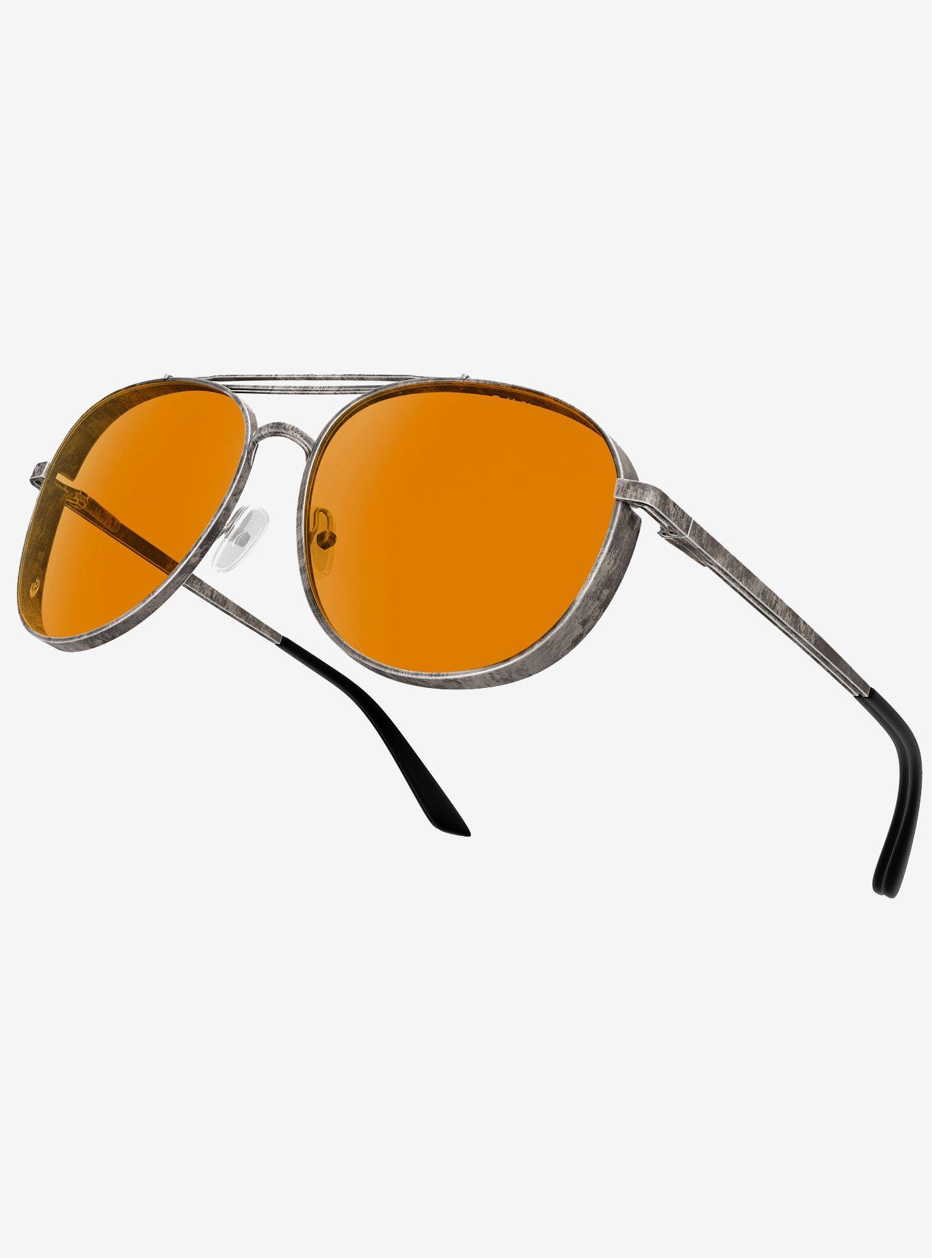 GUNNAR x Fallout Brotherhood of Steel Amber Max Tint Blue Light Glasses, , hi-res